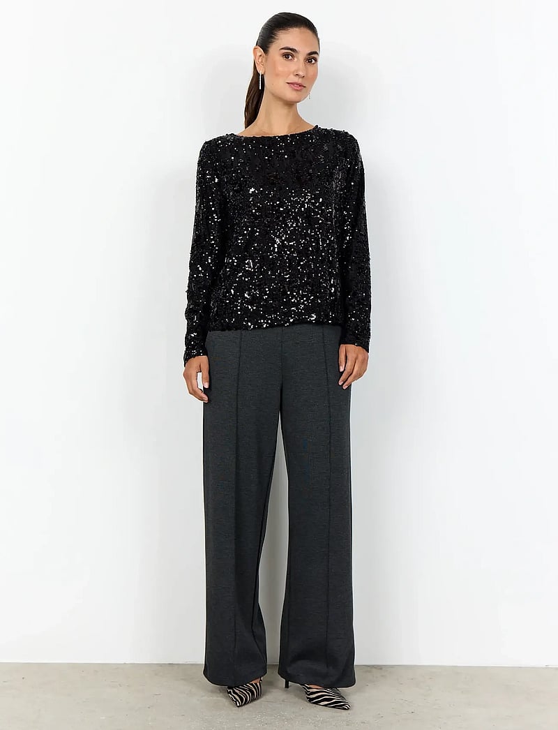 Soyaconcept - SC-ANGEL - langärmlige blusen - 9999 black - 4