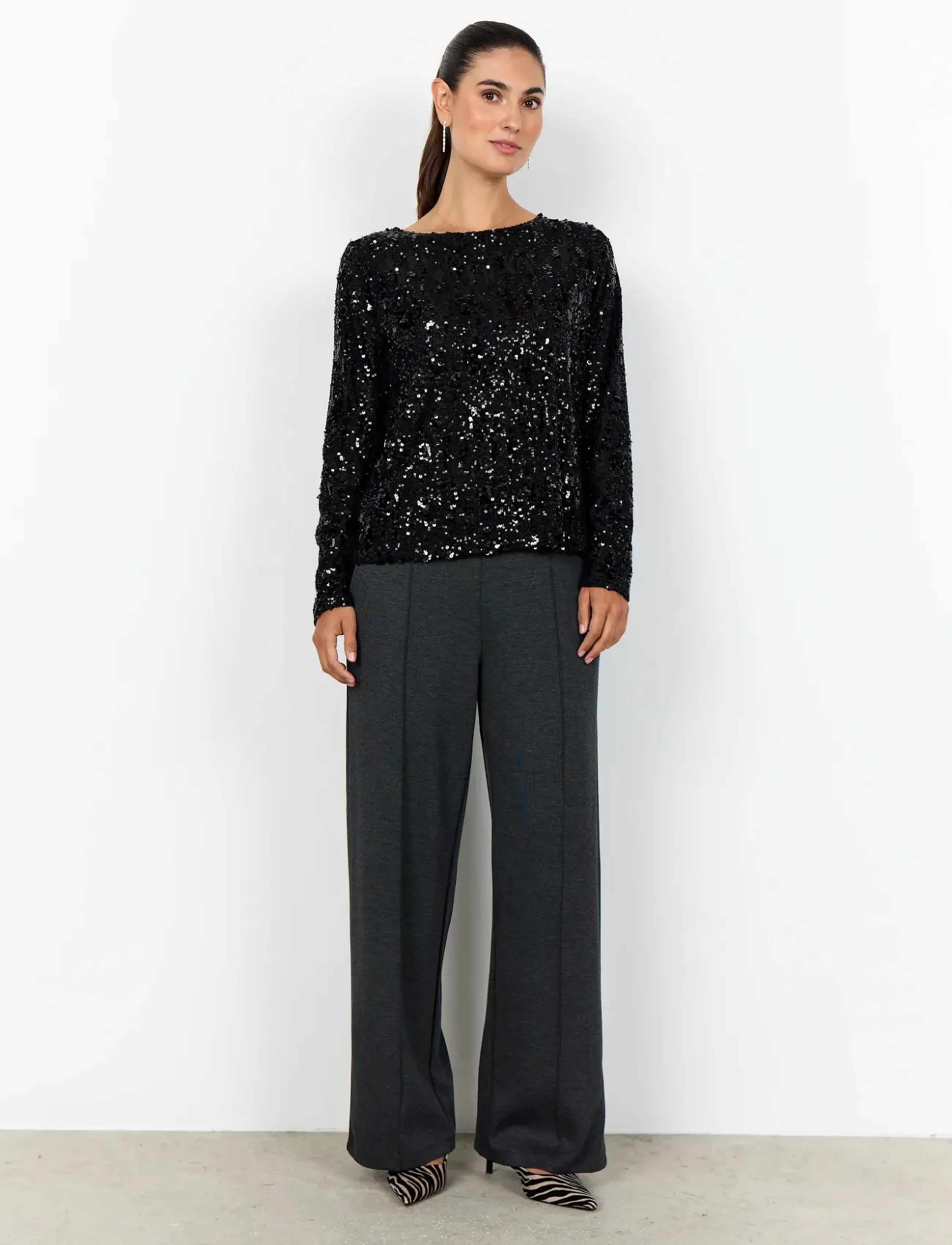 Soyaconcept - SC-ANGEL - langærmede bluser - 9999 black - 4