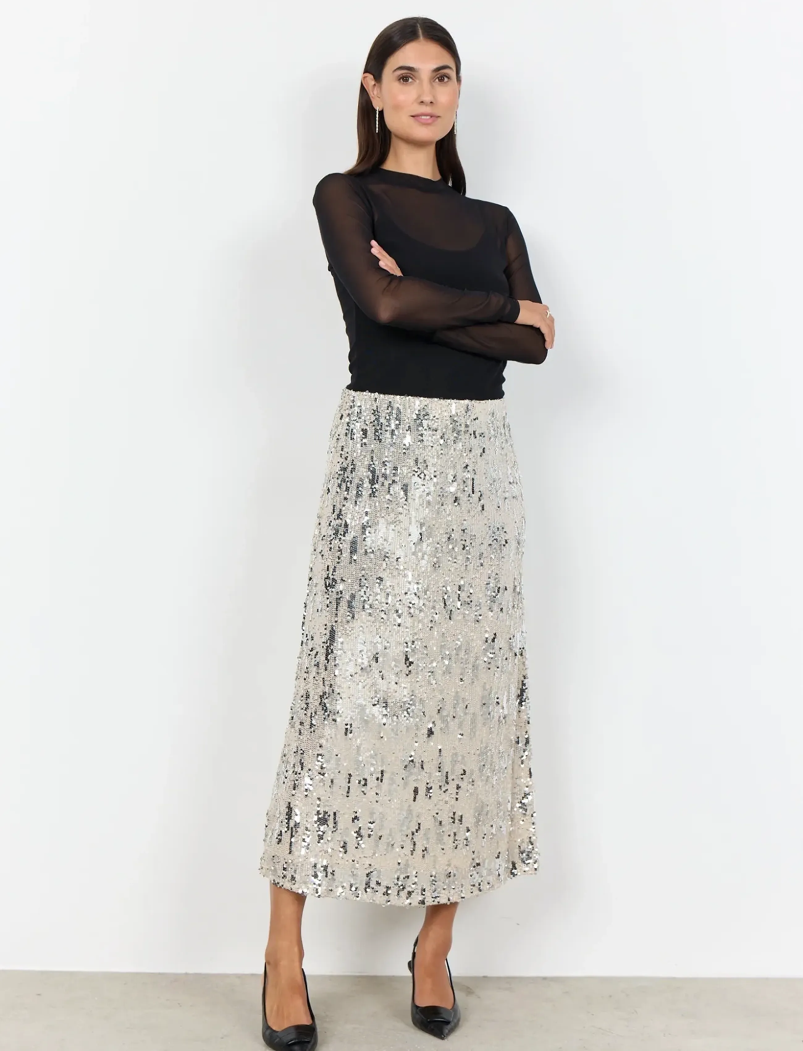 Soyaconcept SC-ANGEL - Maxi Röcke - 1620 CREAM / cream