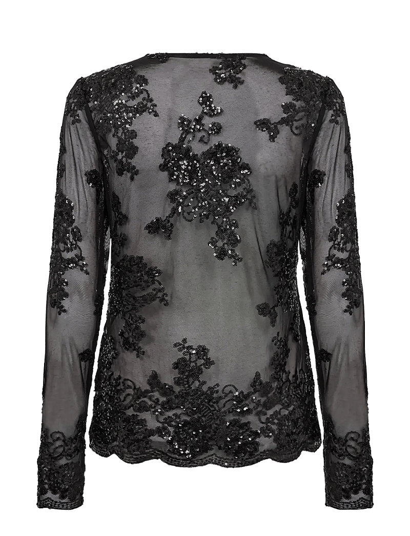 Soyaconcept - SC-AUBE - langärmlige tops - 9999 black - 2