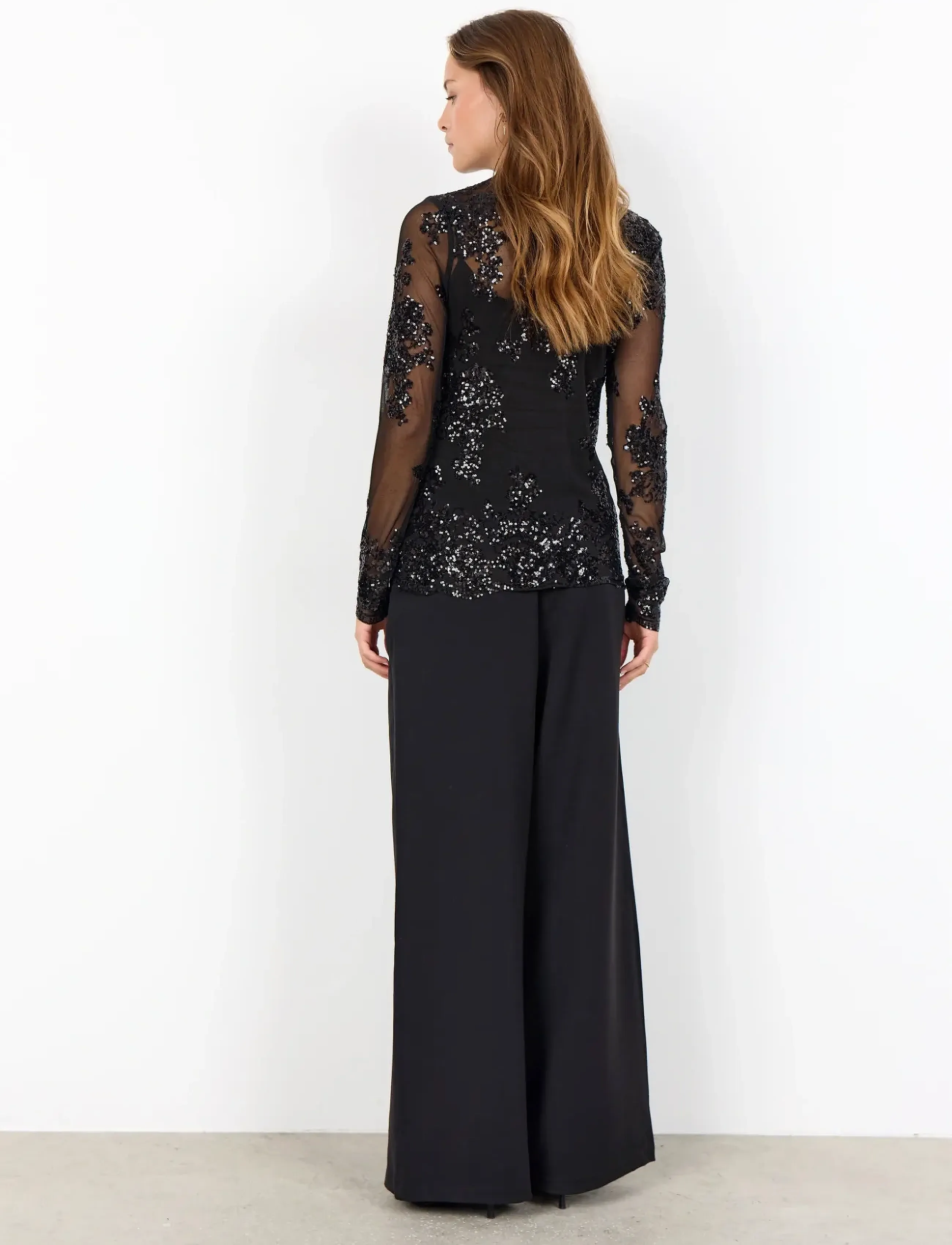 Soyaconcept - SC-AUBE - langärmlige tops - 9999 black - 3