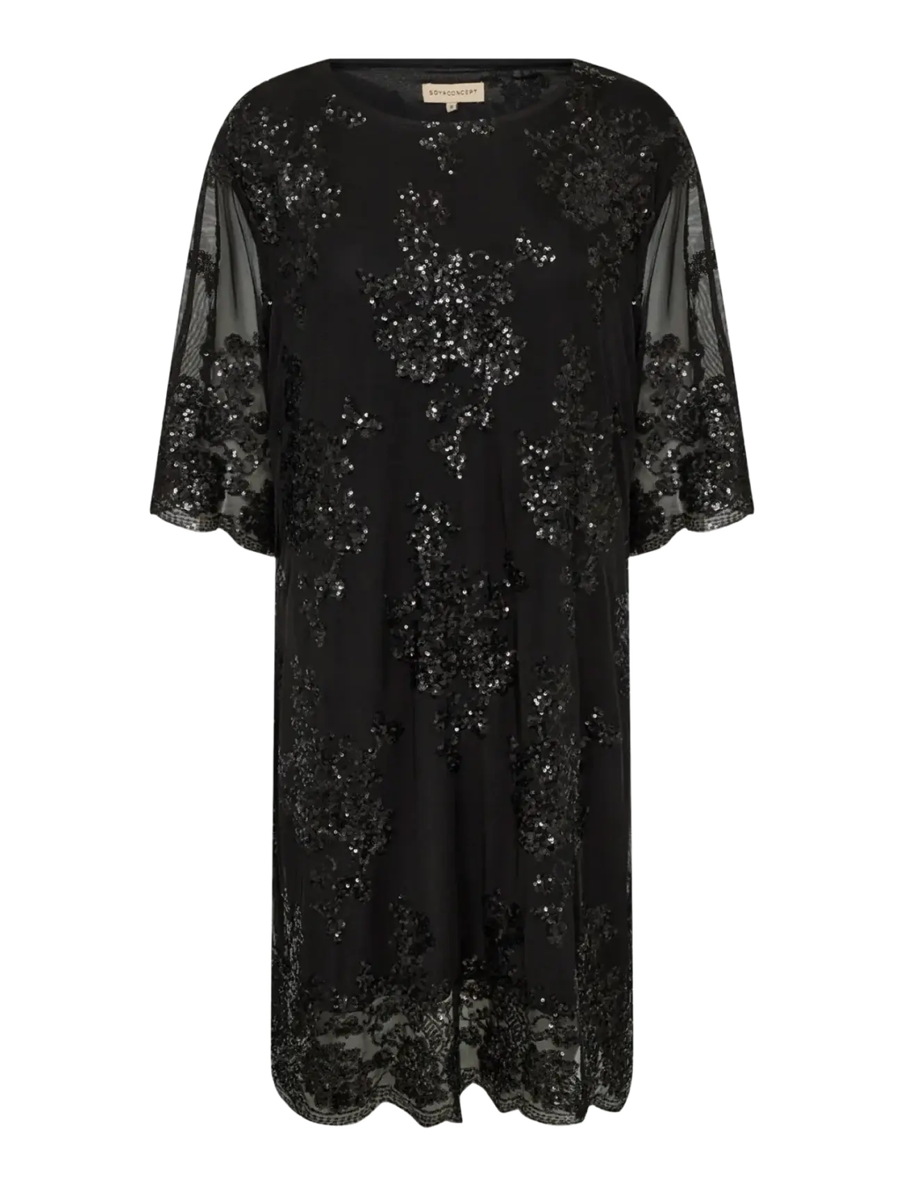 Soyaconcept SC-AUBE - Spitzenkleider - 9999 BLACK / black