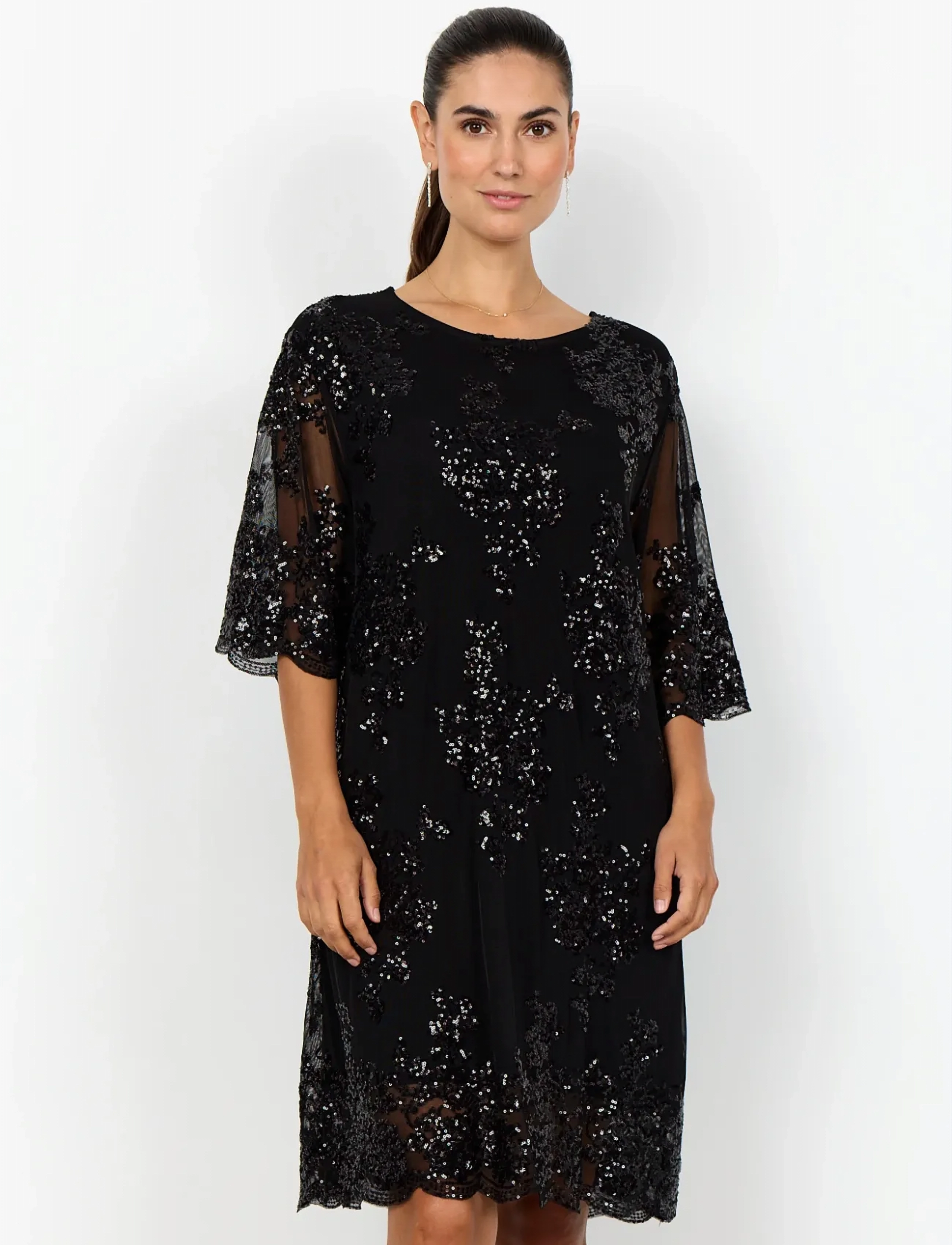 Soyaconcept SC-AUBE - Midi-jurken - 9999 BLACK / black