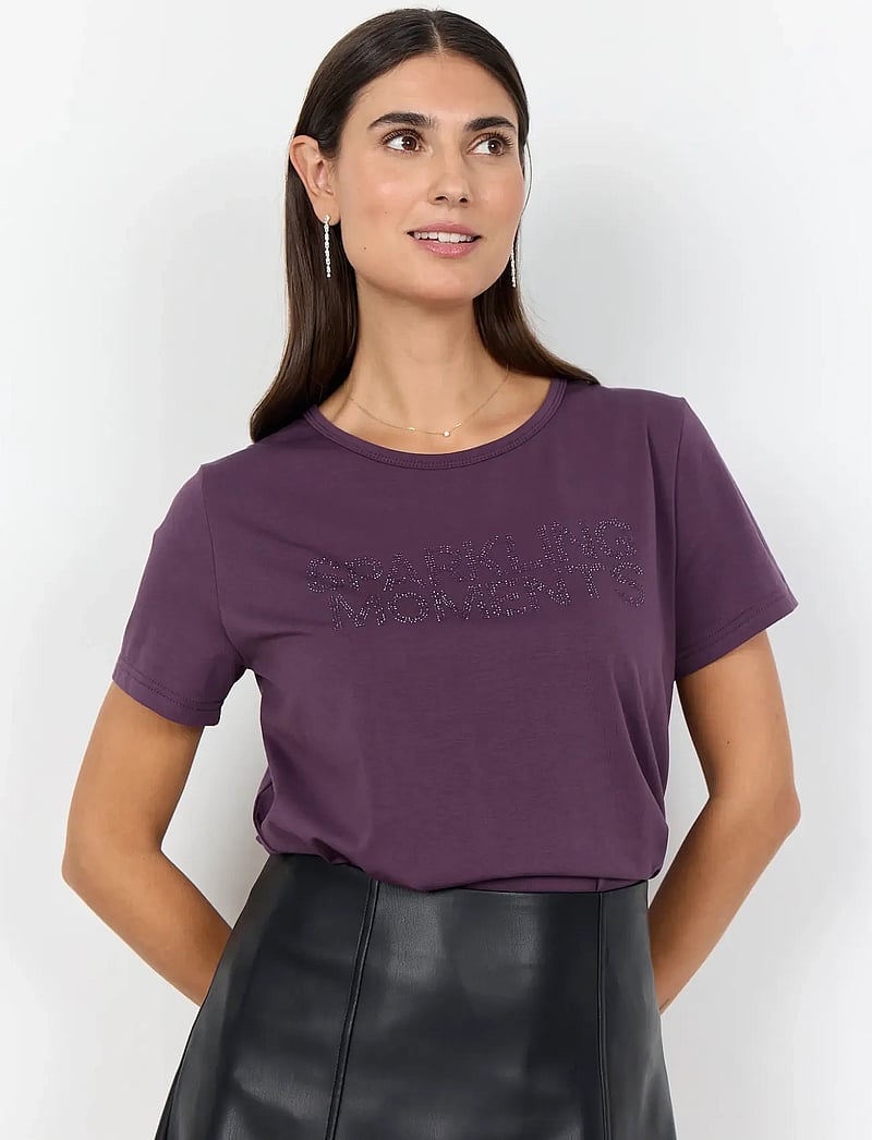 Soyaconcept - SC-RINA FP - t-shirts - 5120 plum perfect - 0