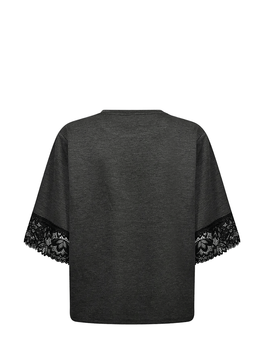 Soyaconcept - SC-BANU - lühikeste varrukatega pluusid - 99870 dark earth melange - 1
