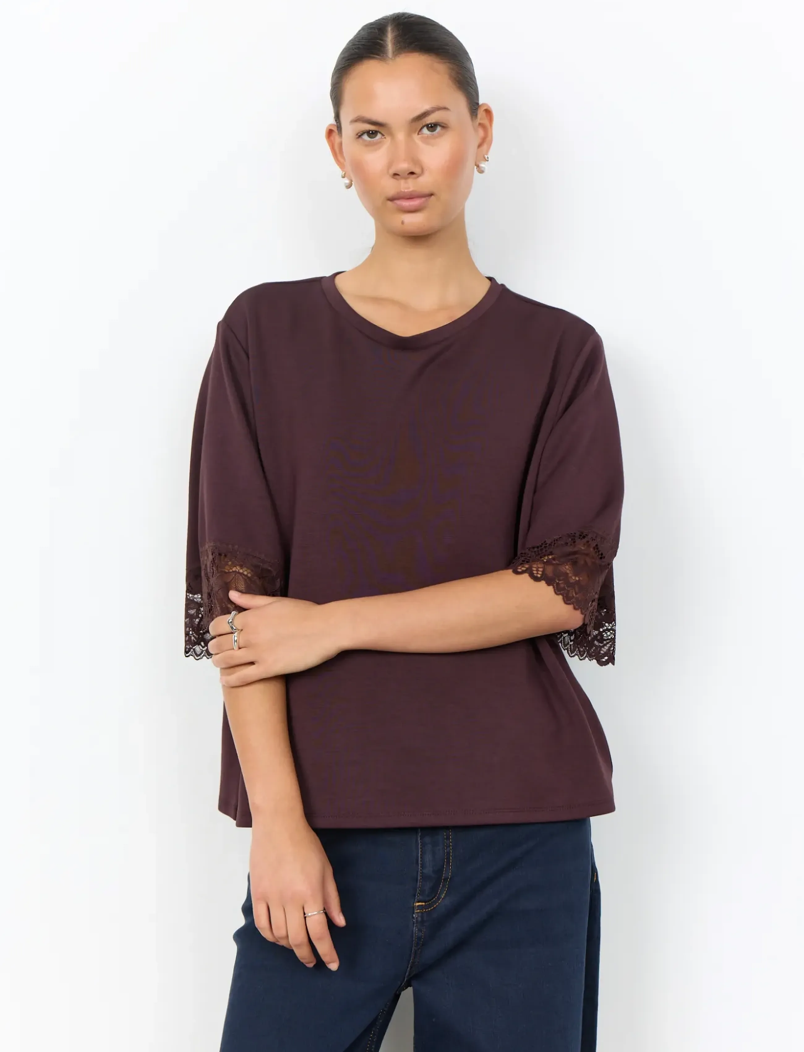 Soyaconcept SC-BANU - T-särgid ja topid - 8980 CHOCOLATE PLUM / burgundy