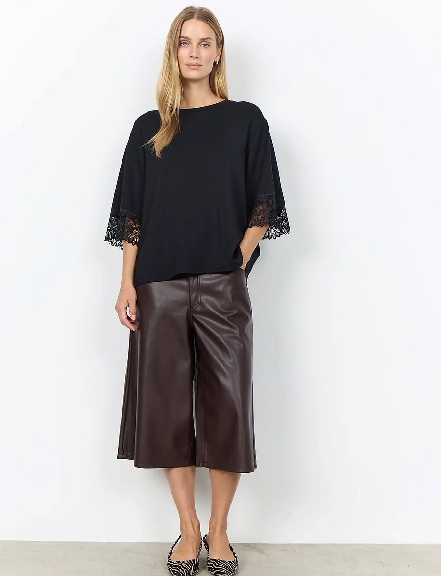 Soyaconcept - SC-BANU - short-sleeved blouses - 9999 black - 4