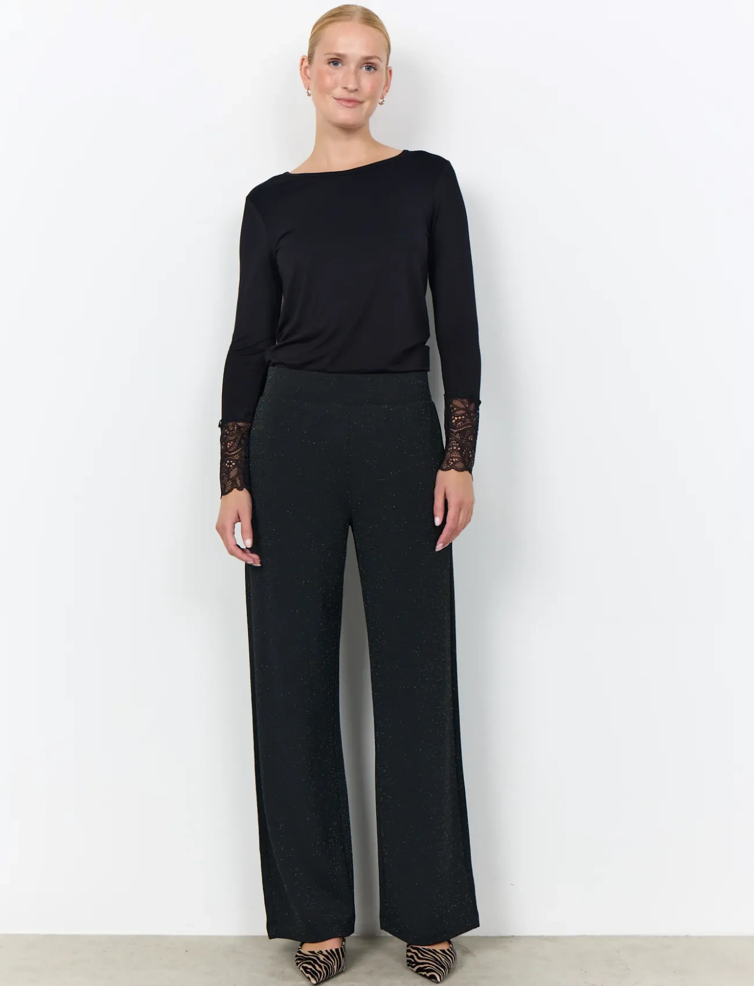 Soyaconcept SC-ANDINE - Trousers - 9999 BLACK / black