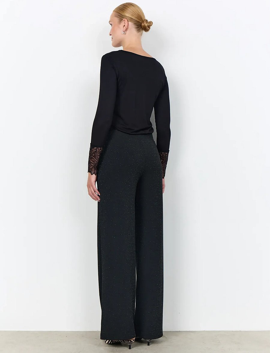 Soyaconcept - SC-ANDINE - wide leg trousers - 9999 black - 3