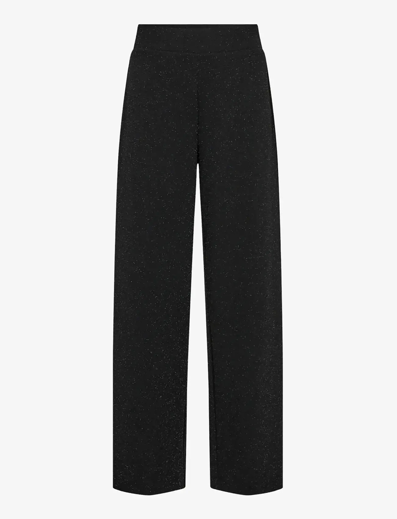 Soyaconcept - SC-ANDINE - wide leg trousers - 9999 black combi - 0