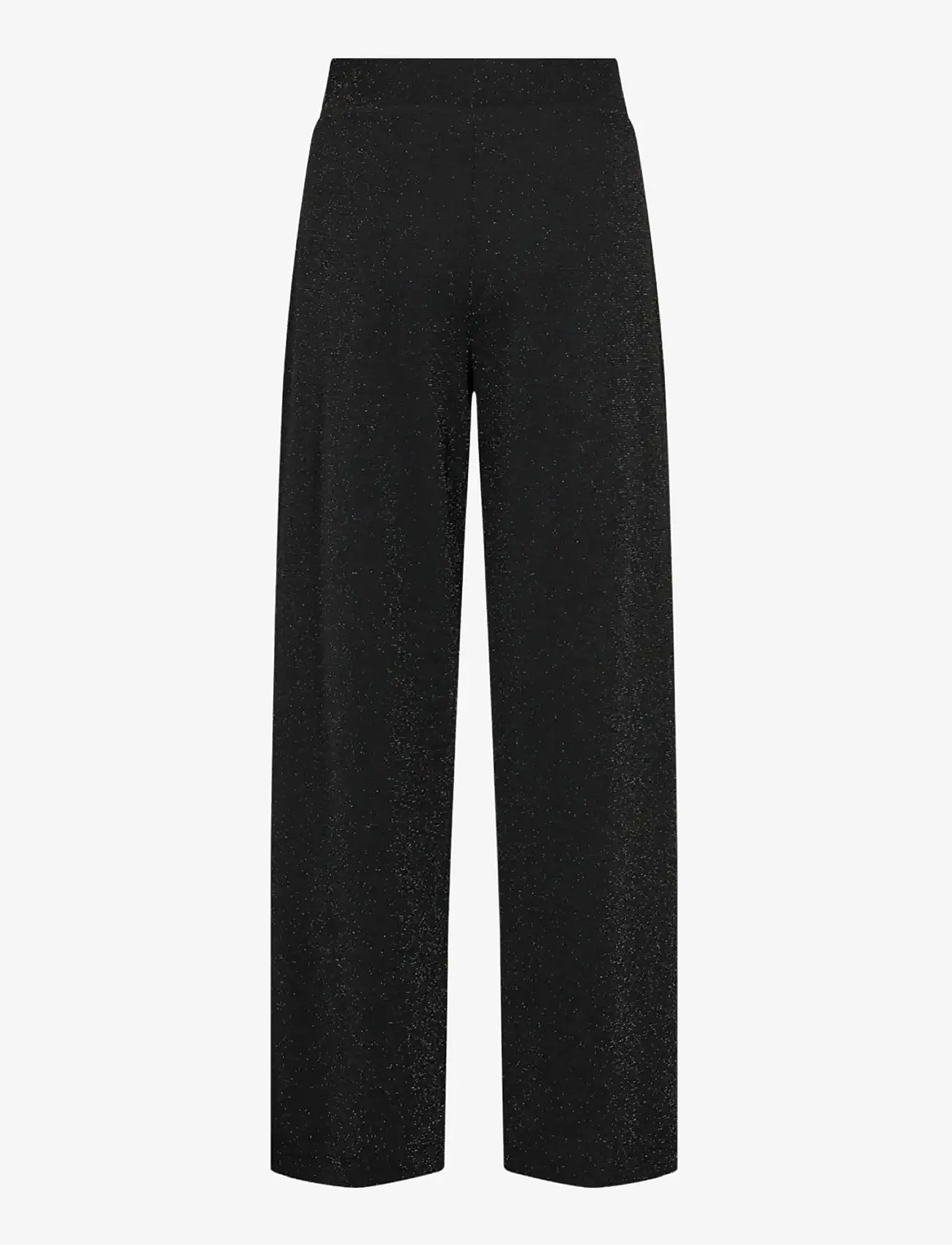 Soyaconcept - SC-ANDINE - wide leg trousers - 9999 black combi - 1