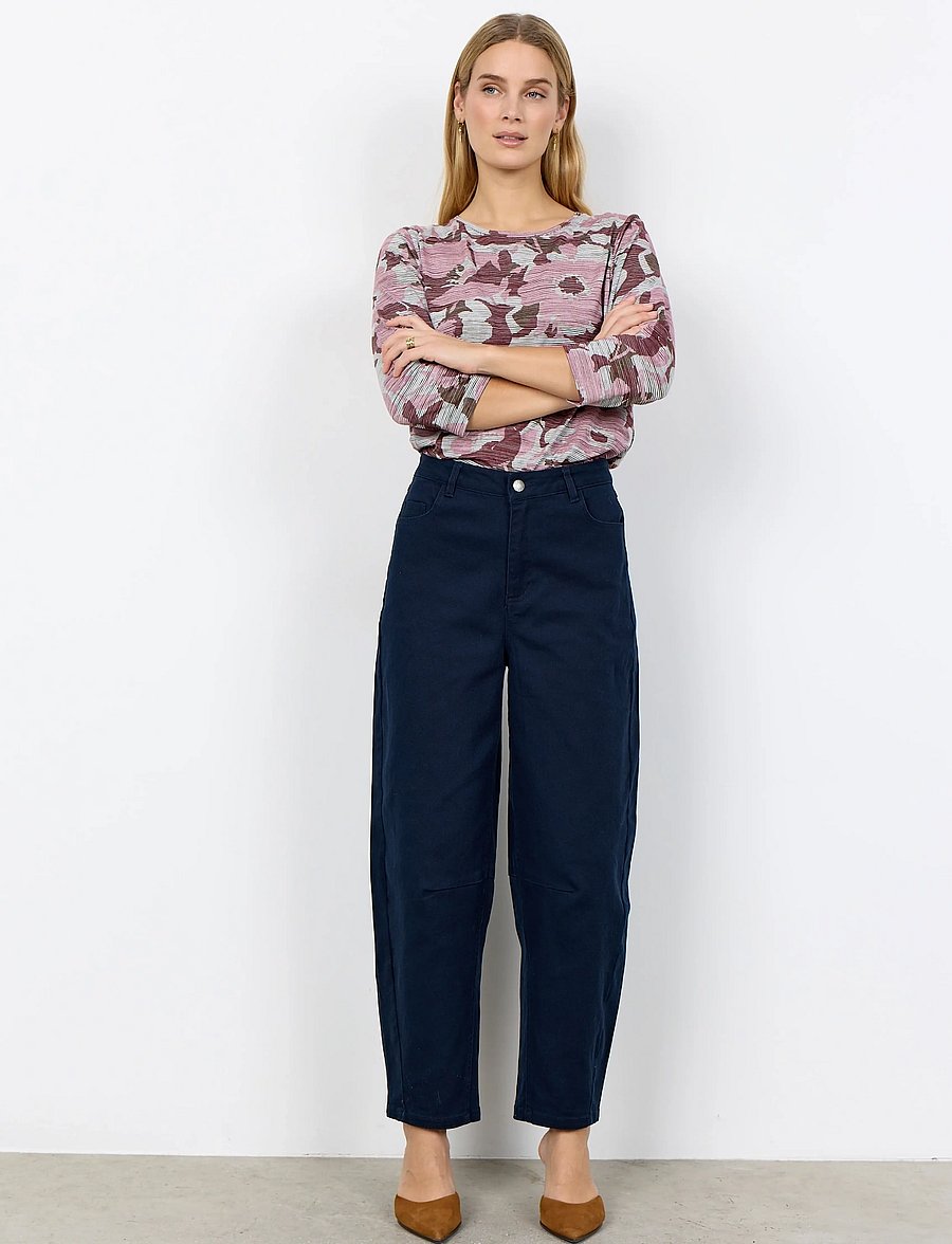 Soyaconcept - SC-GALINA - långärmade blusar - 4120c rose combi - 3