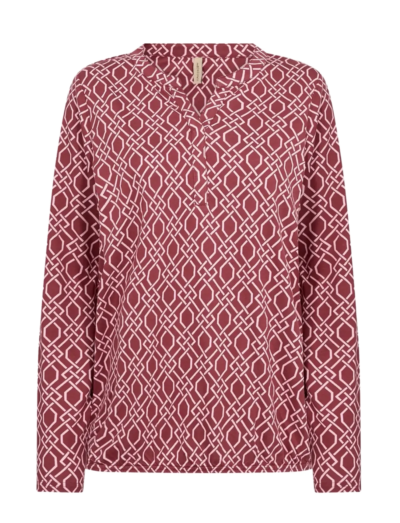 Soyaconcept SC-FELICITY AOP - Bluser - 4470C DK. RED COMBI / burgundy