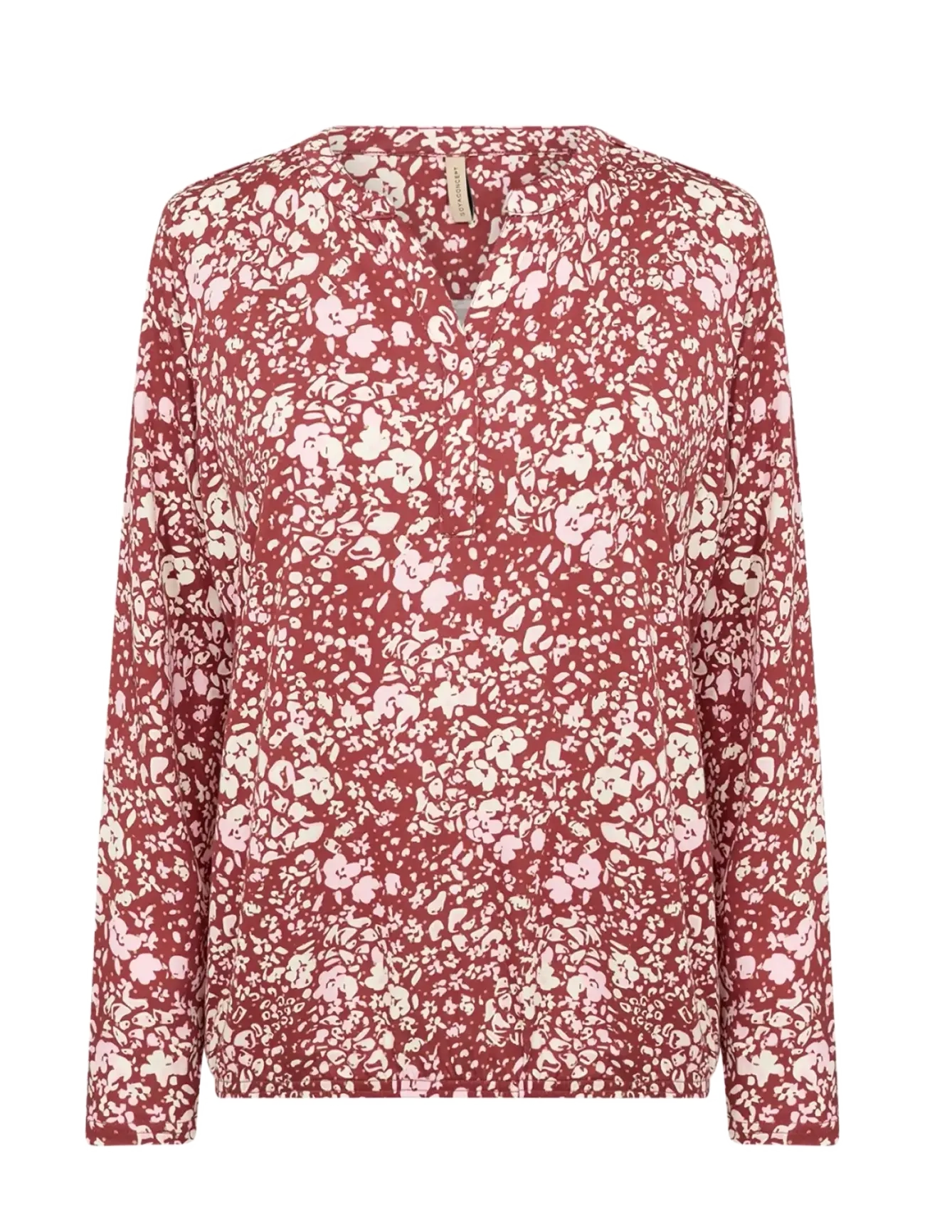Soyaconcept SC-FELICITY AOP - Bluser - 4470C DK. RED COMBI / burgundy