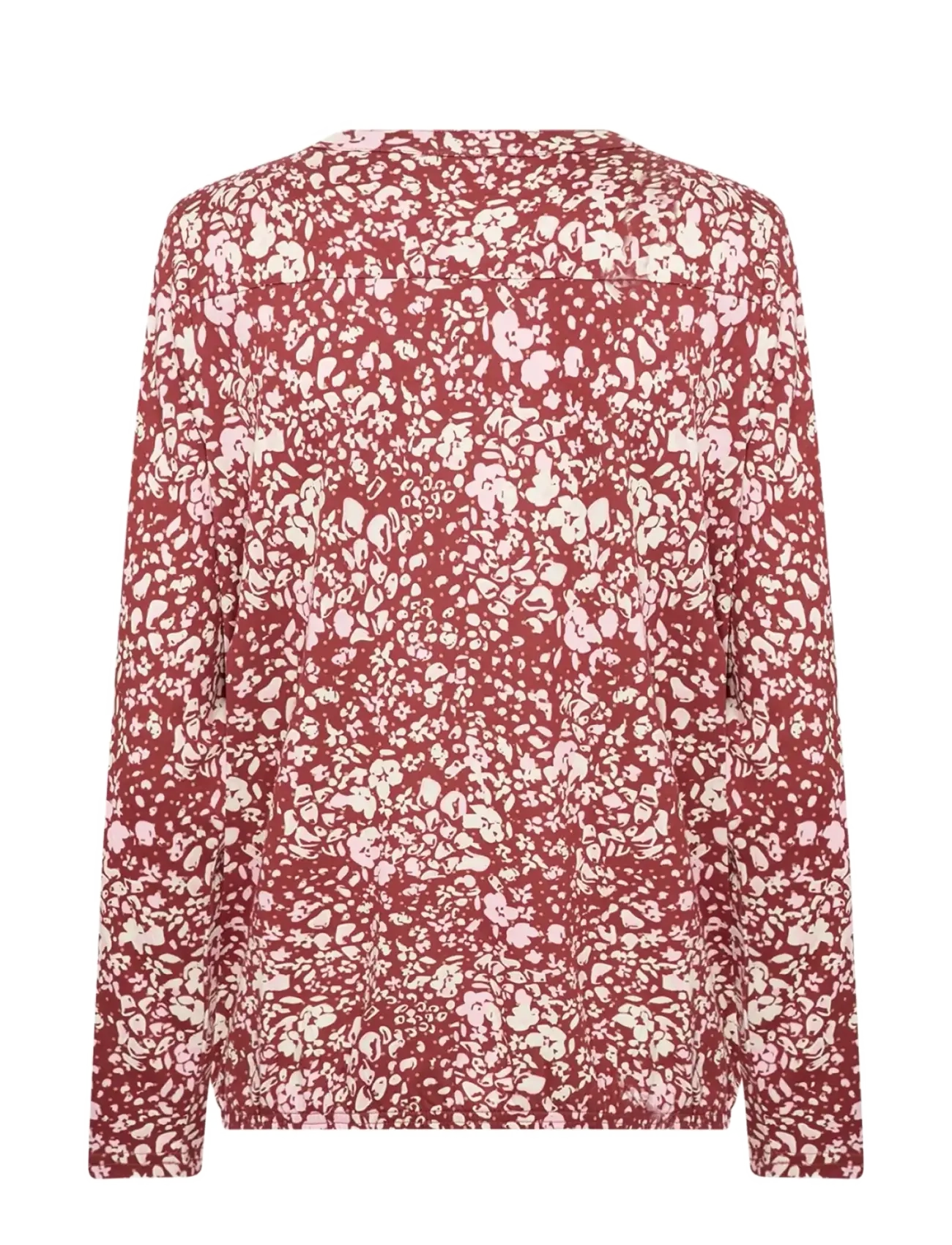 Soyaconcept - SC-FELICITY AOP - långärmade skjortor - 4470c dk. red combi - 2