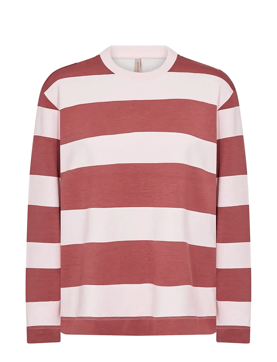 Soyaconcept - SC-BARNI - pitkähihaiset paidat - 4470c dk. red combi - 1