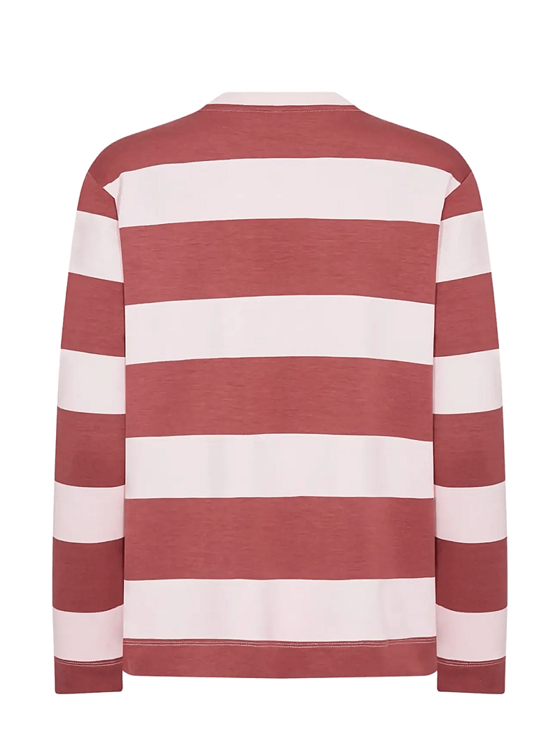Soyaconcept - SC-BARNI - langärmlige tops - 4470c dk. red combi - 2