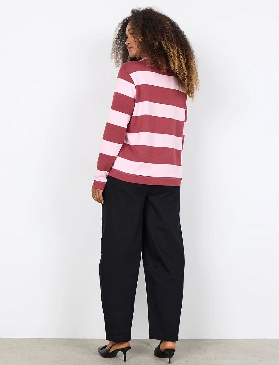 Soyaconcept - SC-BARNI - pitkähihaiset paidat - 4470c dk. red combi - 4