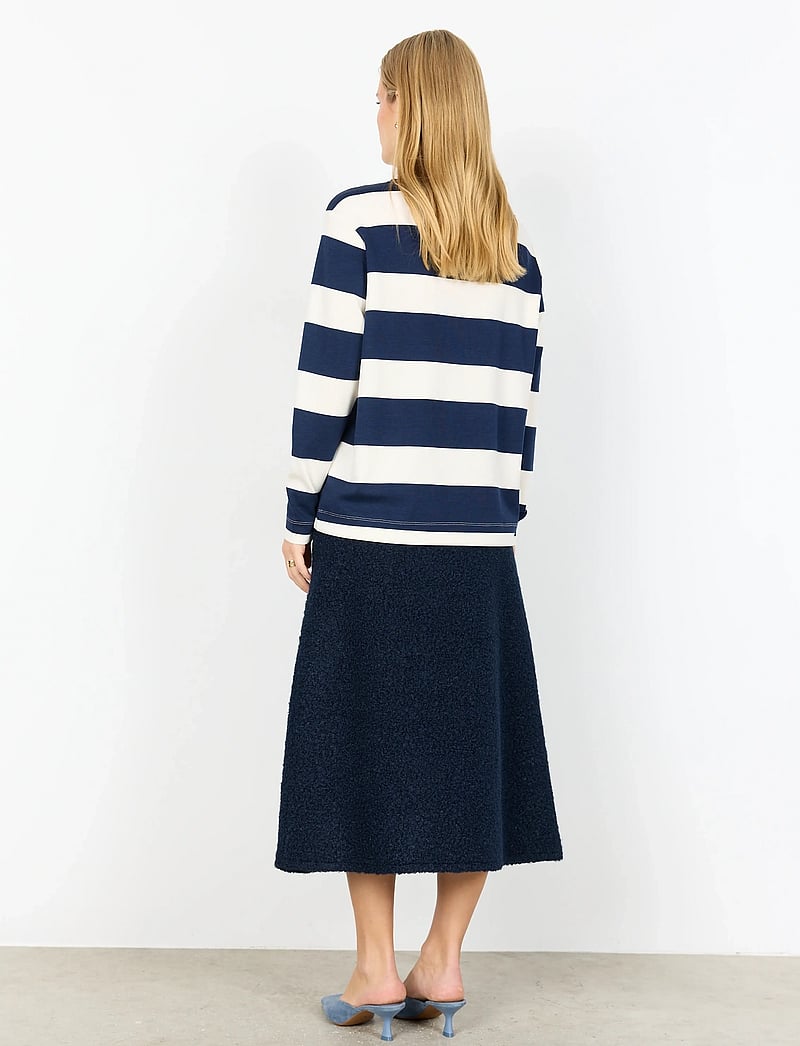 Soyaconcept - SC-BARNI - langärmlige tops - 6910 navy combi - 4