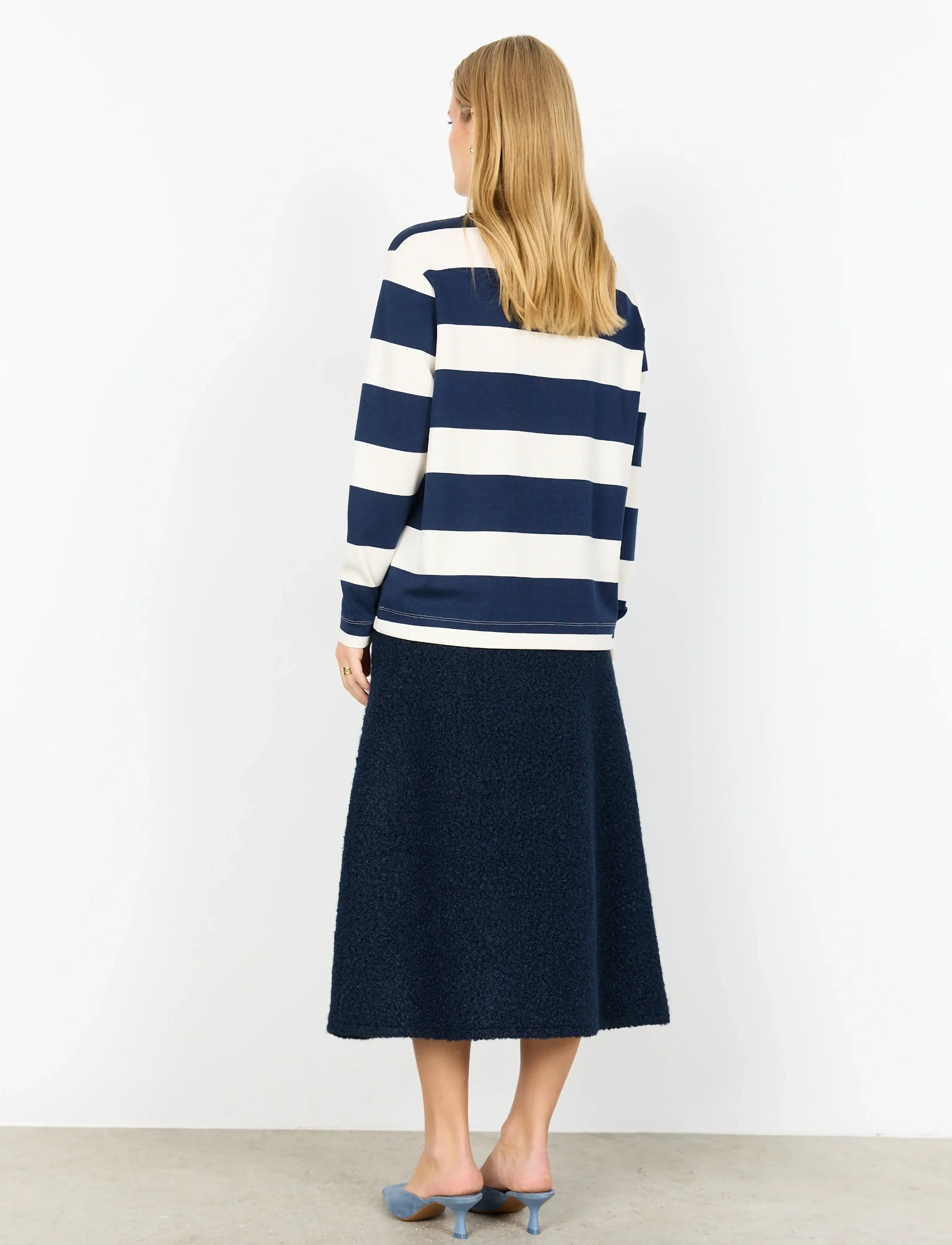 Soyaconcept - SC-BARNI - langärmlige tops - 6910 navy combi - 4