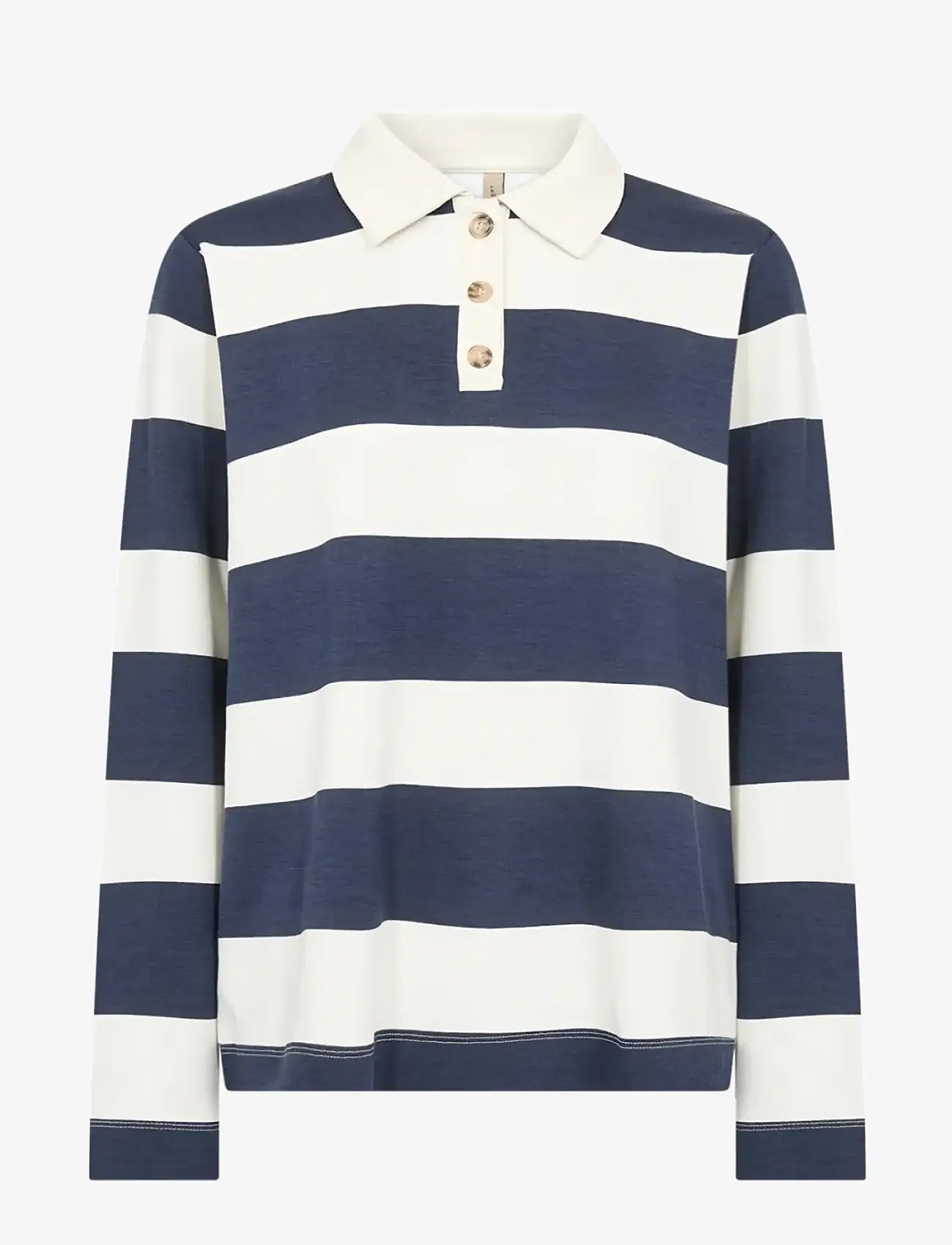 Soyaconcept - SC-BARNI - långärmade toppar - 6910 navy combi - 1