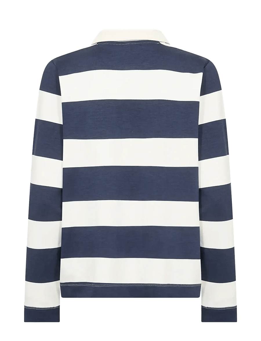 Soyaconcept - SC-BARNI - langärmlige tops - 6910 navy combi - 2