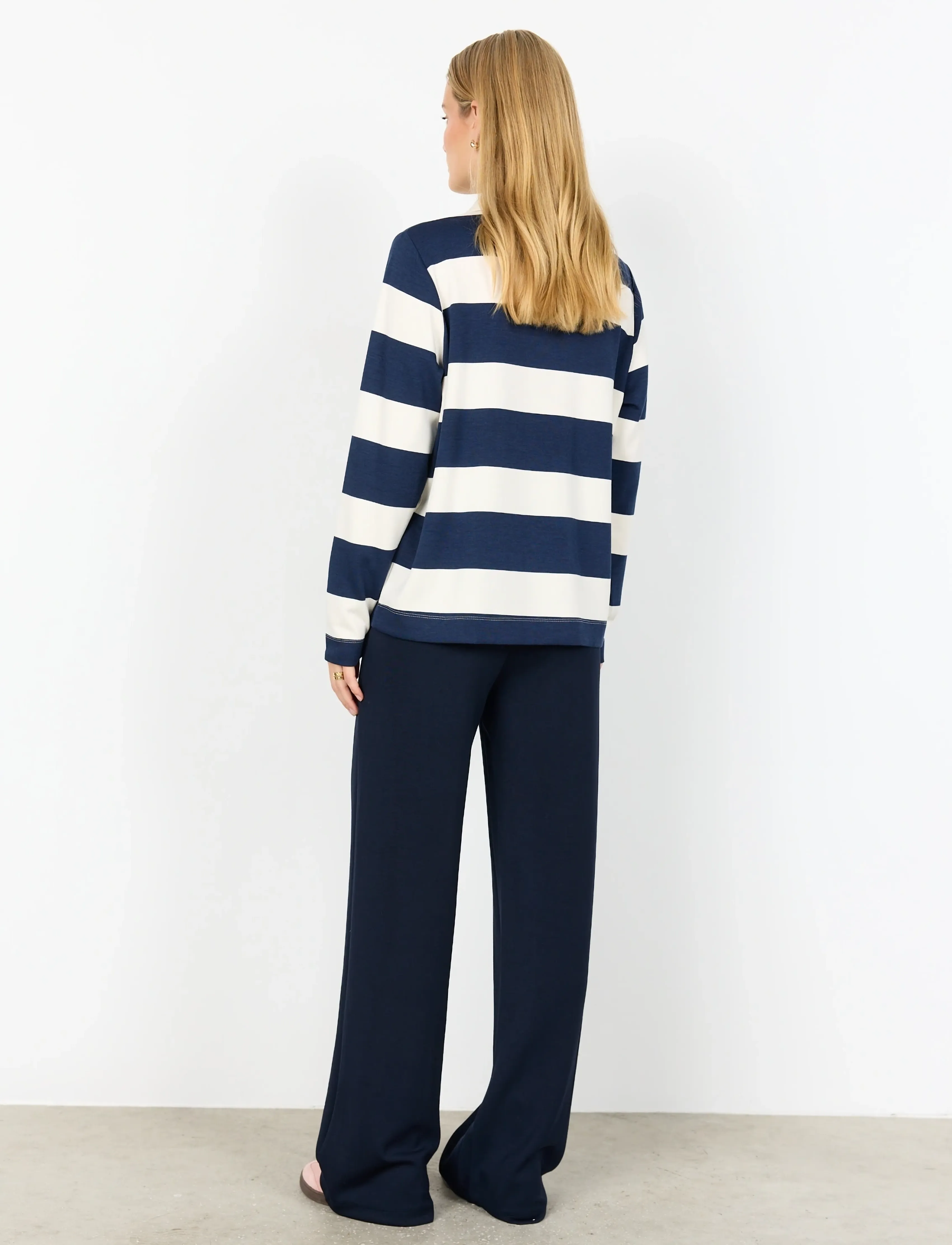 Soyaconcept - SC-BARNI - langärmlige tops - 6910 navy combi - 4