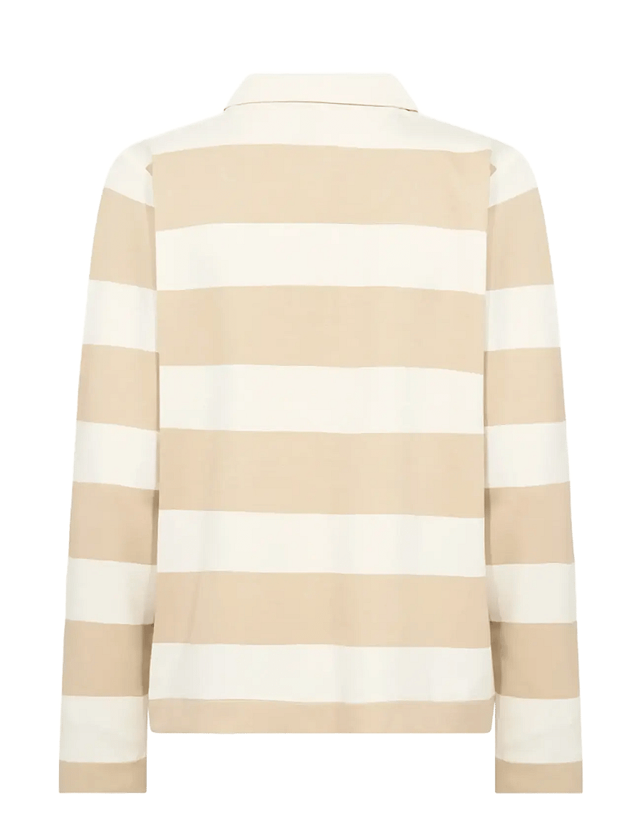 Soyaconcept - SC-BARNI - langärmlige tops - 8008 sand combi - 2