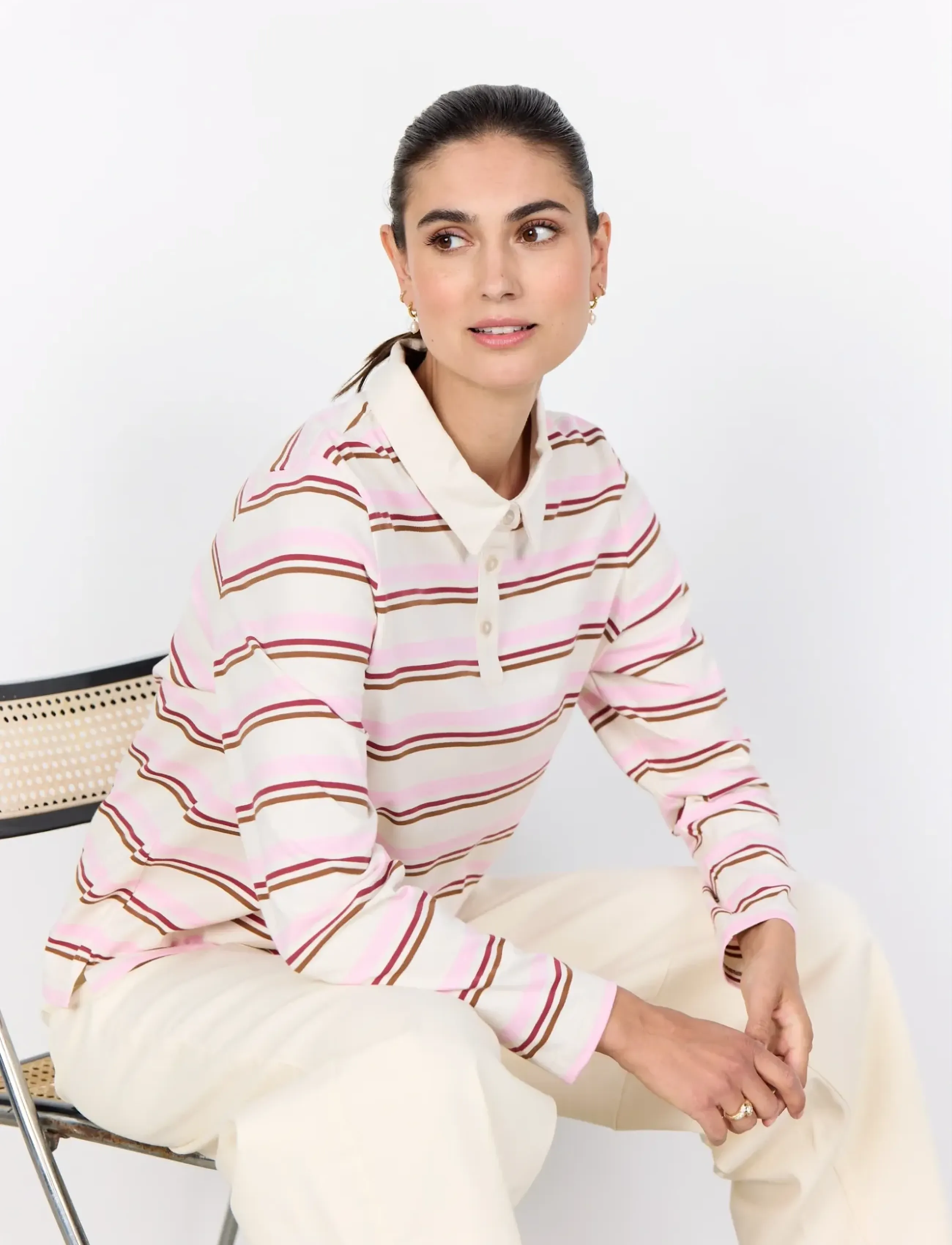 Soyaconcept SC-BASE - T-shirts & Toppe - 4120C ROSE COMBI / multi