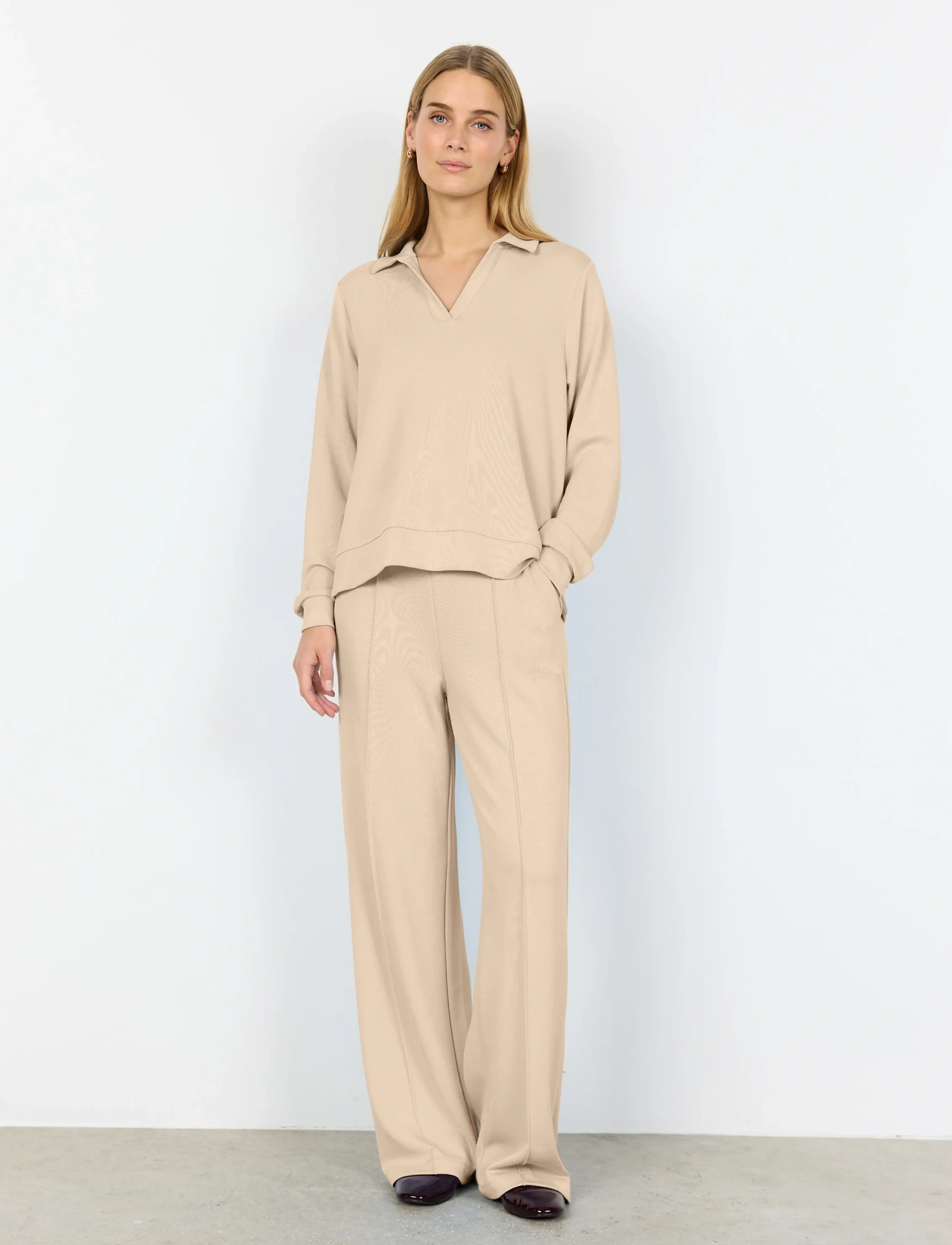 Soyaconcept - SC-BANU - stickade tröjor - 8008 sand - 3