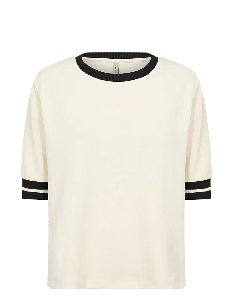 Soyaconcept - SC-BANU - kurzämlige blusen - 1620 cream - 0
