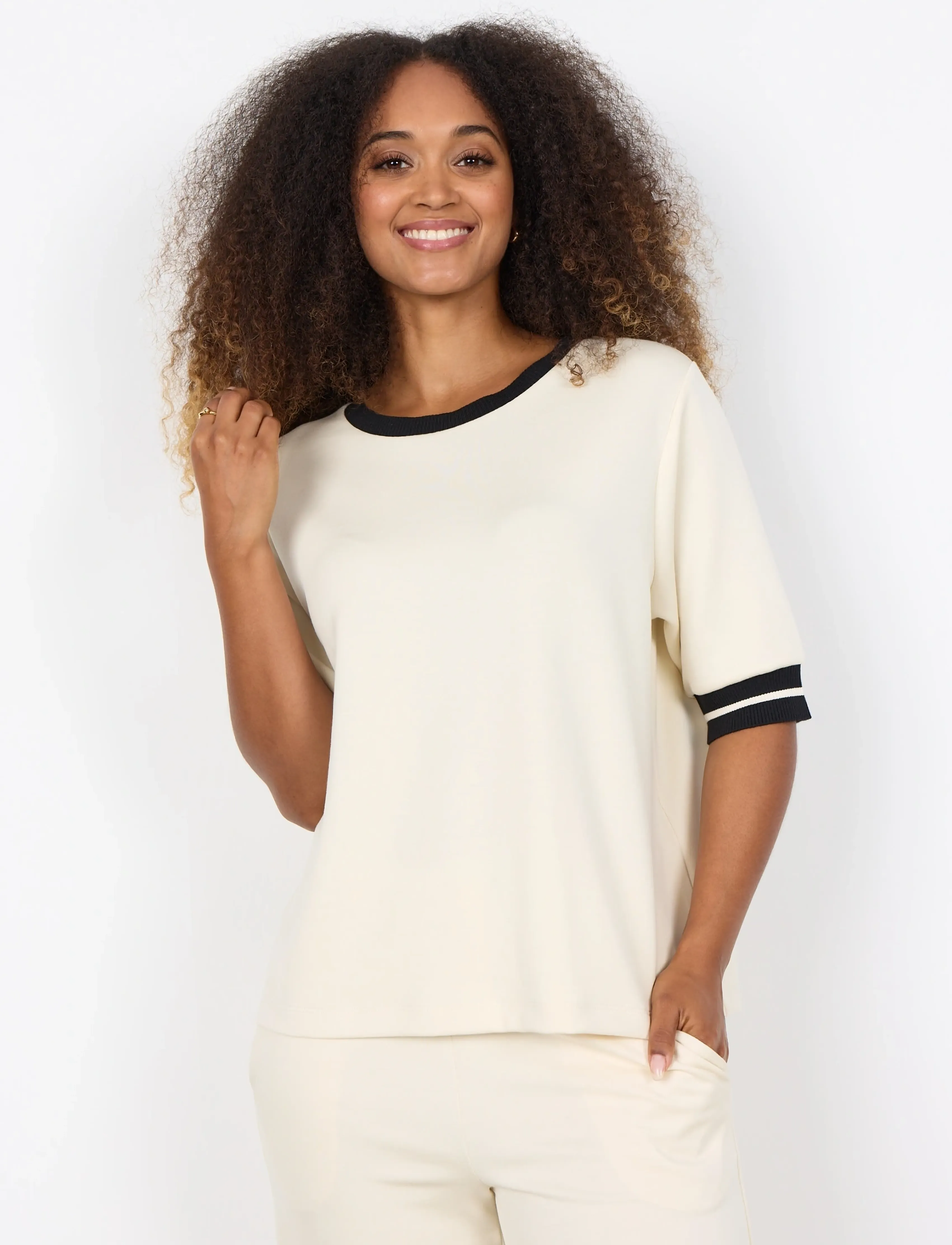 Soyaconcept SC-BANU - T-shirts - 1620 CREAM / cream