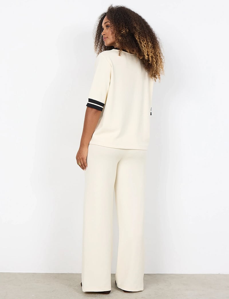 Soyaconcept - SC-BANU - kortermede bluser - 1620 cream - 4