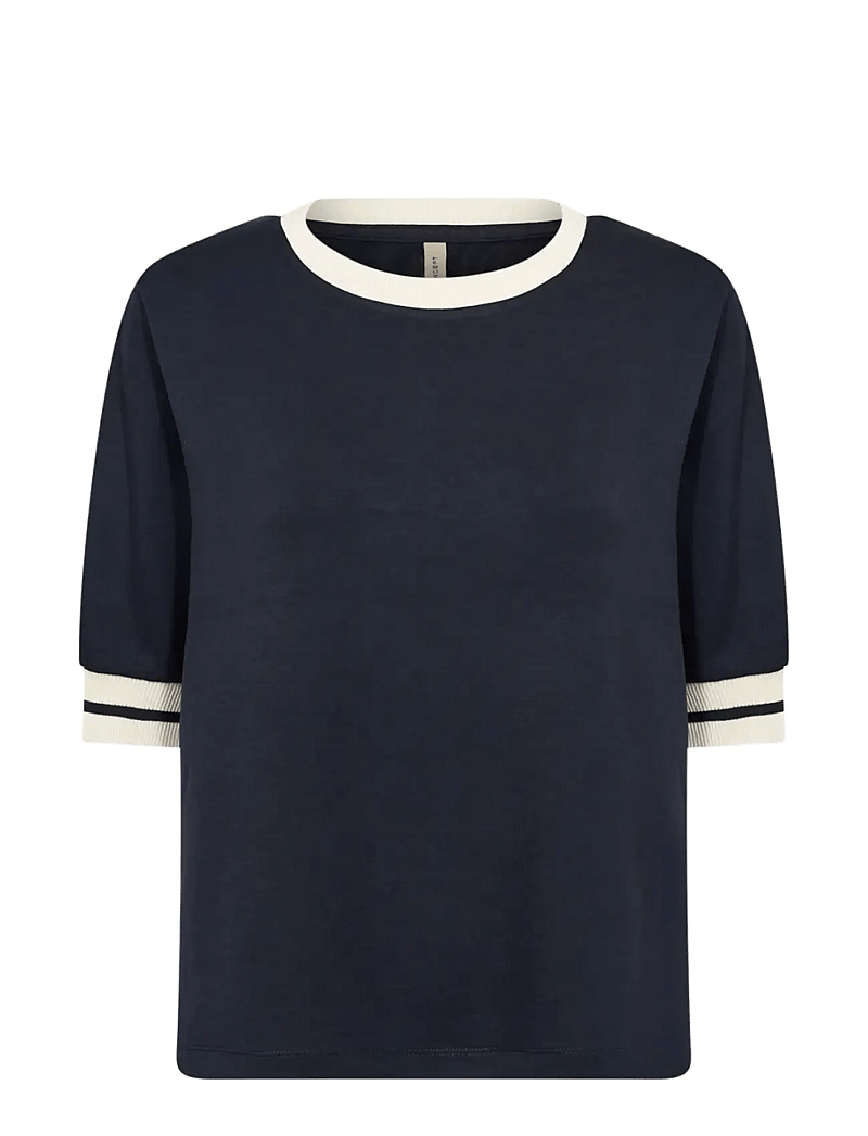 Soyaconcept - SC-BANU - kurzämlige blusen - 6910 navy - 1