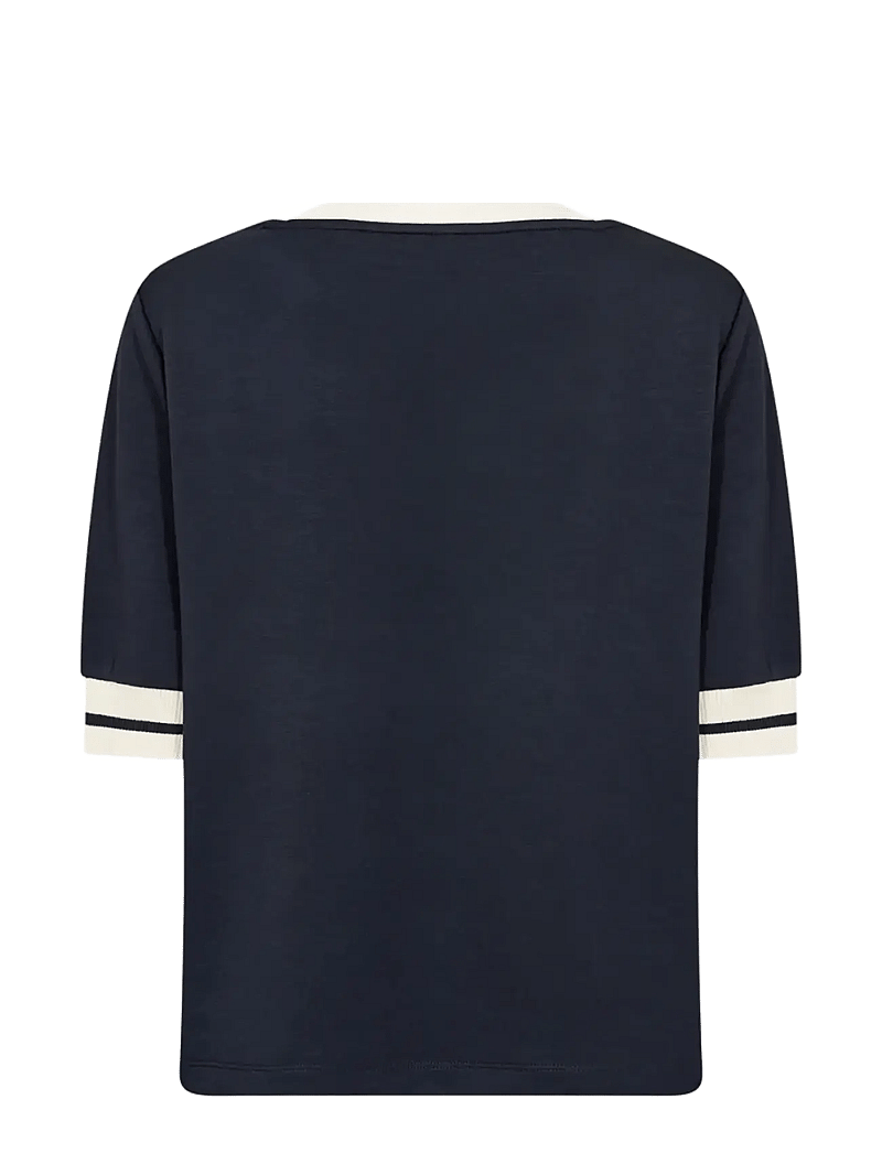 Soyaconcept - SC-BANU - kurzämlige blusen - 6910 navy - 2