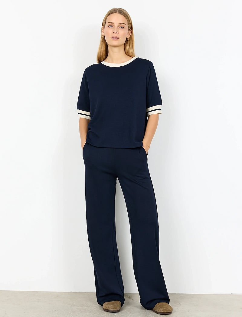 Soyaconcept - SC-BANU - kurzämlige blusen - 6910 navy - 3