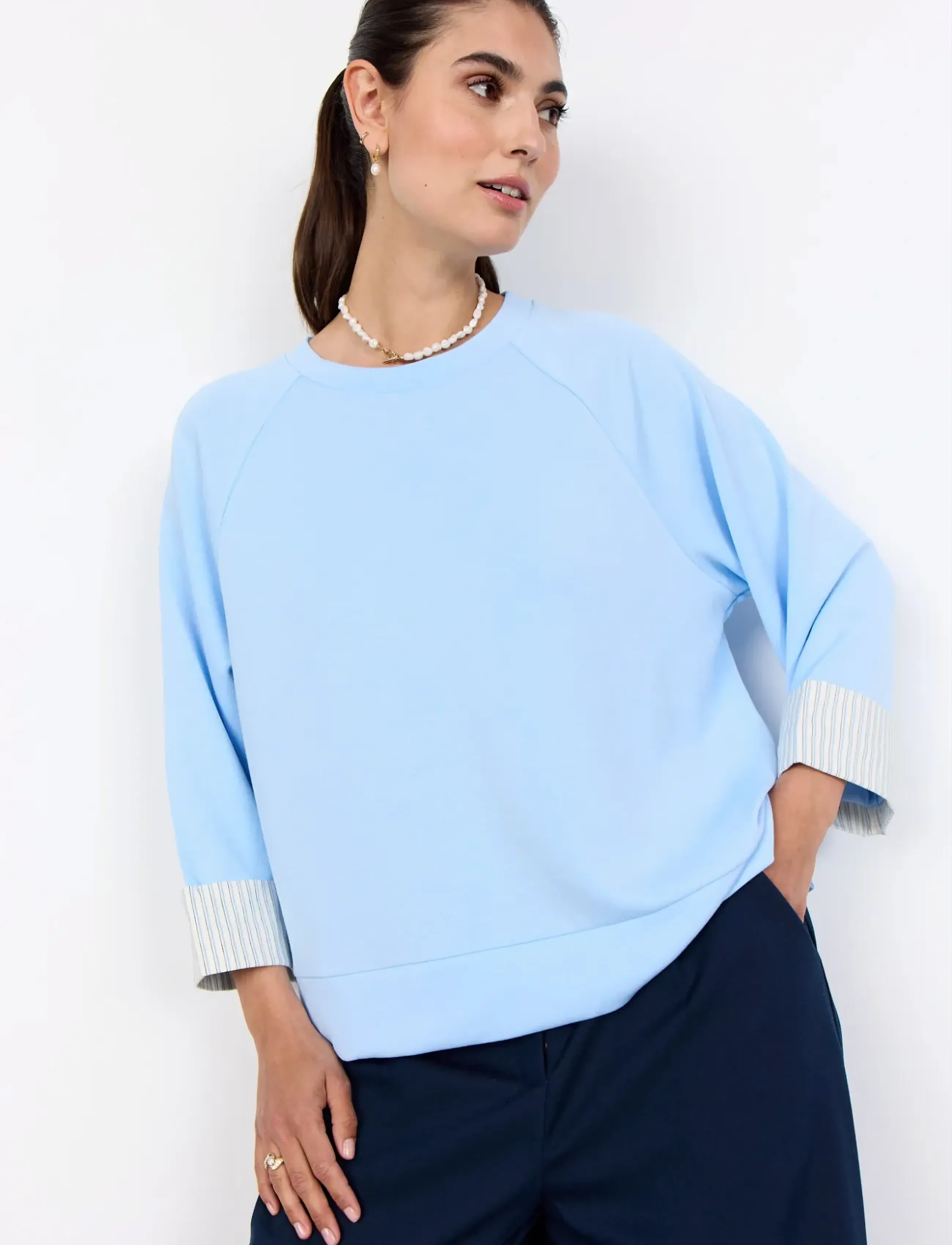 Soyaconcept SC-BANU - Langærmede toppe - 6250 WINDSURFER COMBI / blue