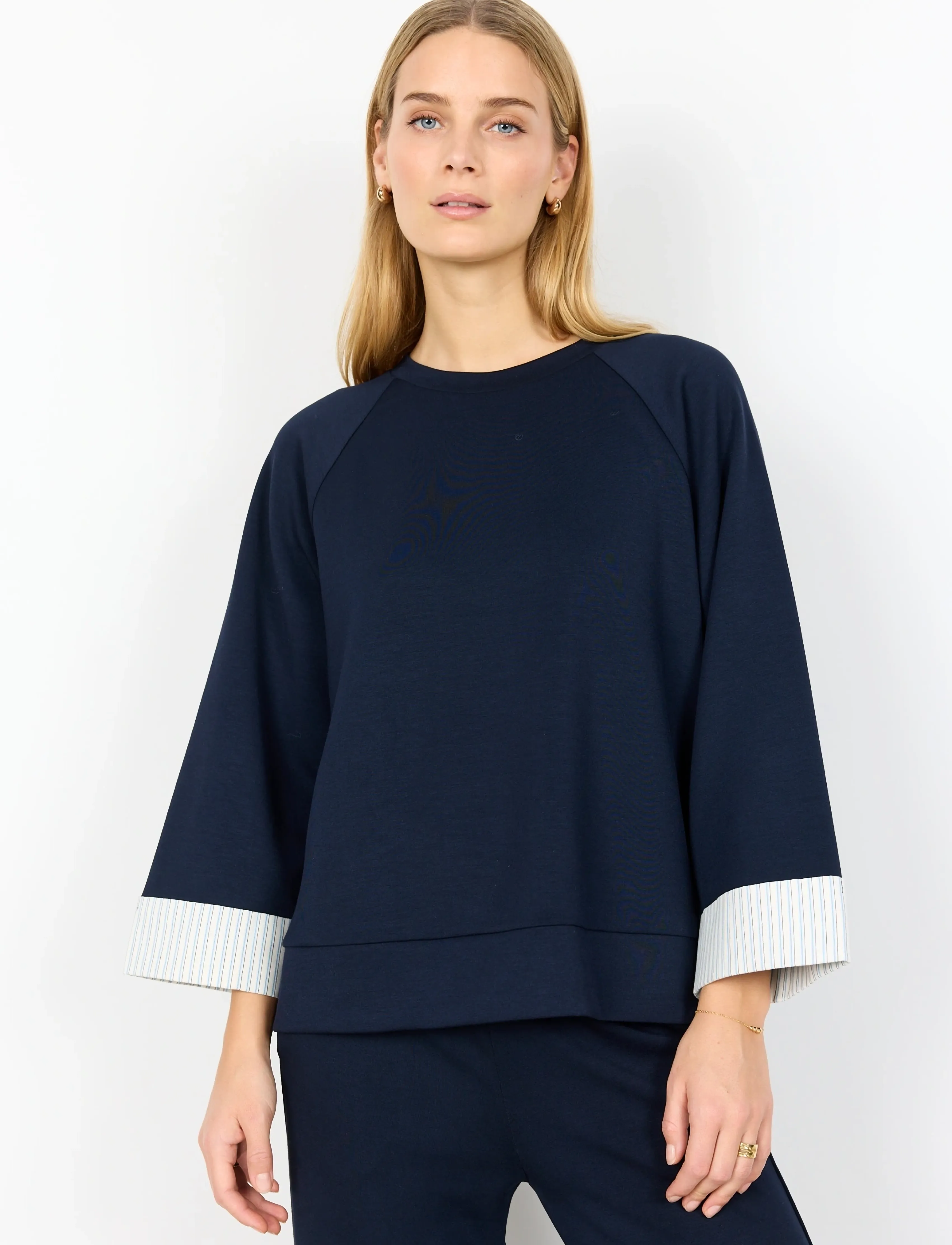 Soyaconcept SC-BANU - Långärmade toppar - 6910 NAVY COMBI / navy