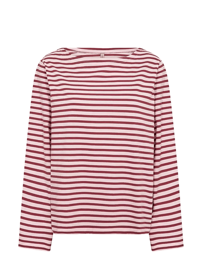 Soyaconcept - SC-BRI - langærmede bluser - 4120c rose combi - 1