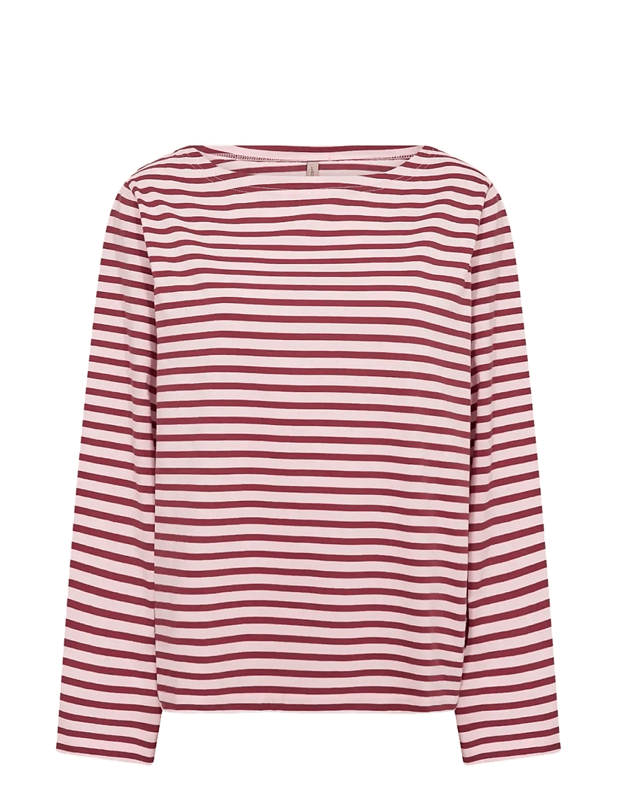 Soyaconcept - SC-BRI - langærmede bluser - 4120c rose combi - 1