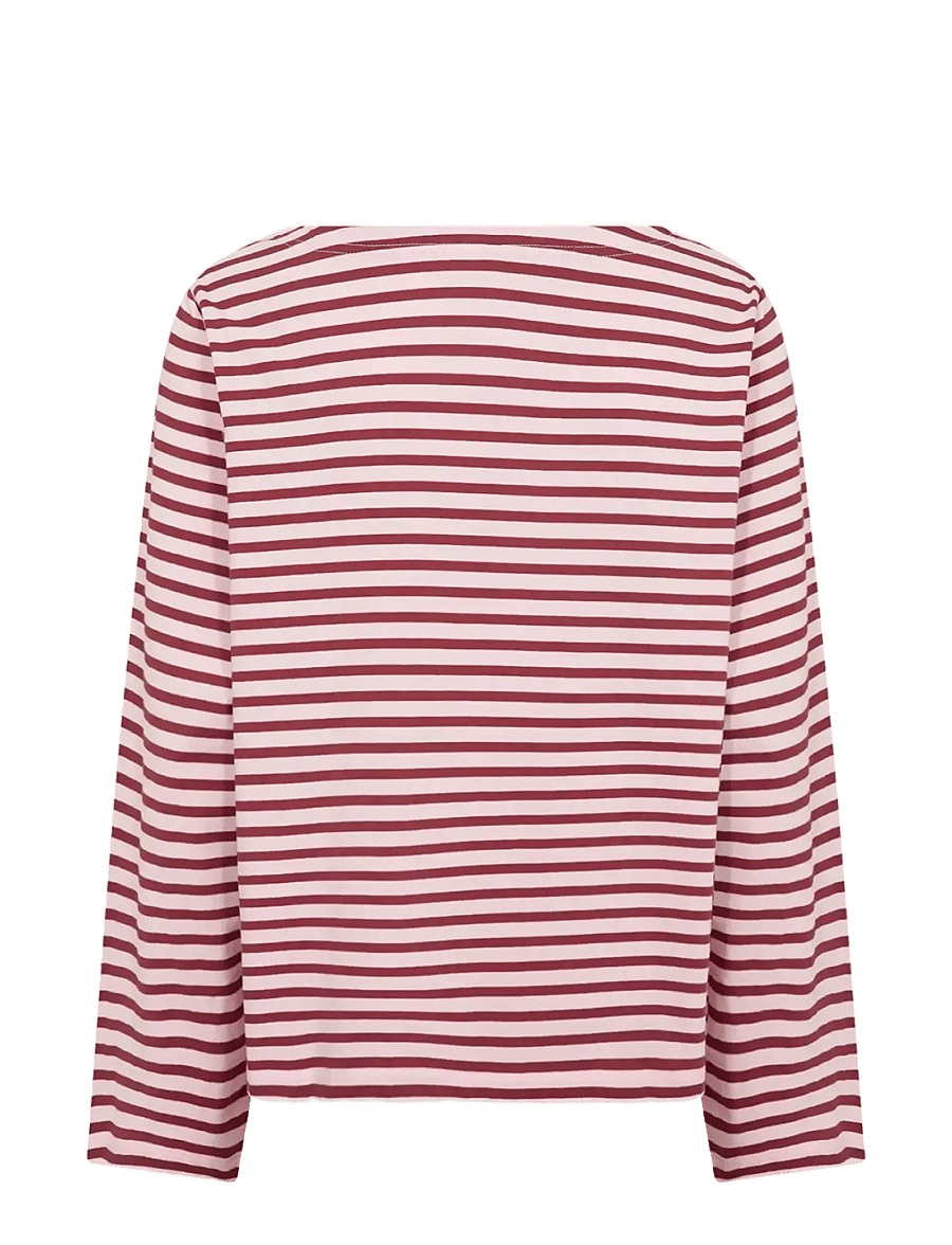 Soyaconcept - SC-BRI - langærmede bluser - 4120c rose combi - 2