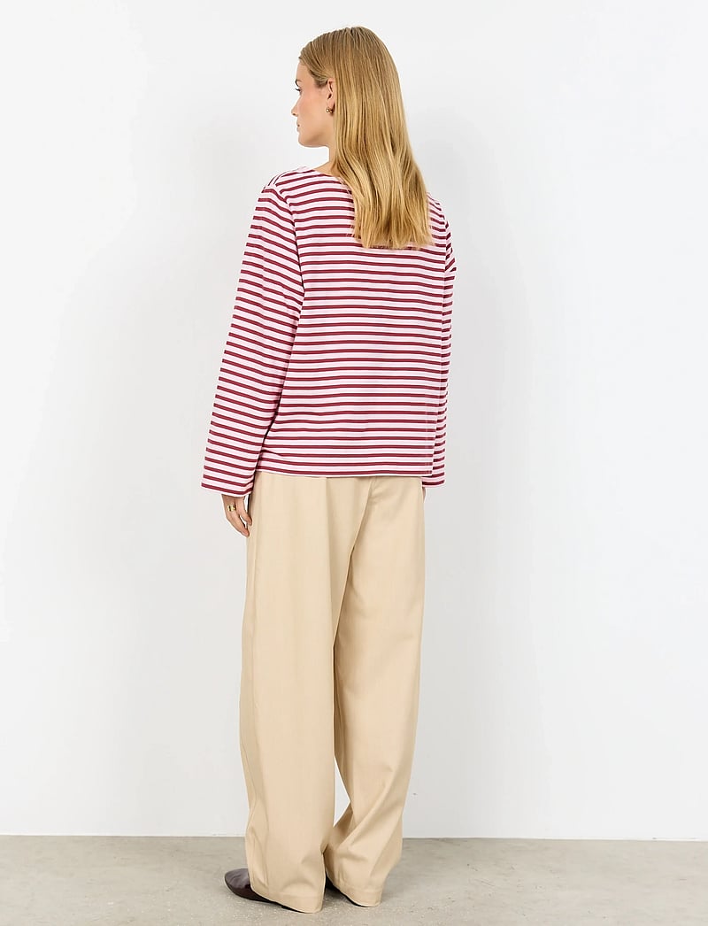 Soyaconcept - SC-BRI - langærmede bluser - 4120c rose combi - 4