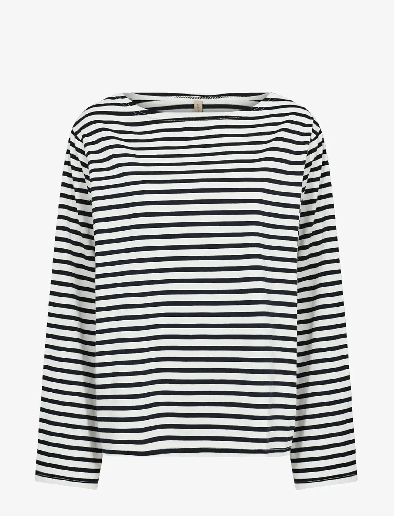 Soyaconcept - SC-BRI - long sleeved blouses - 6910 navy combi - 1