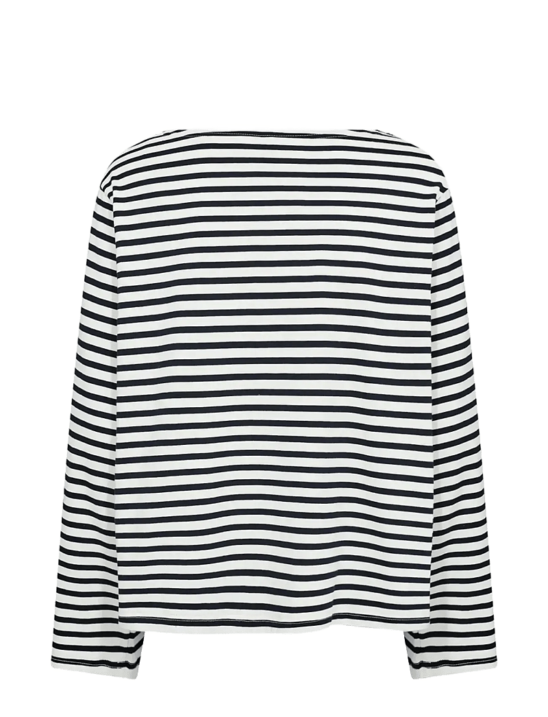 Soyaconcept - SC-BRI - langærmede bluser - 6910 navy combi - 2
