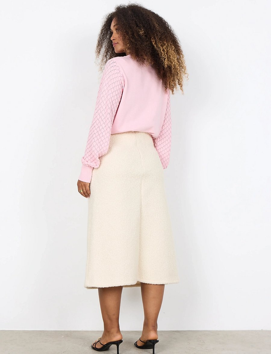 Soyaconcept - SC-SHAIMA - midi nederdele - 1620 cream - 4