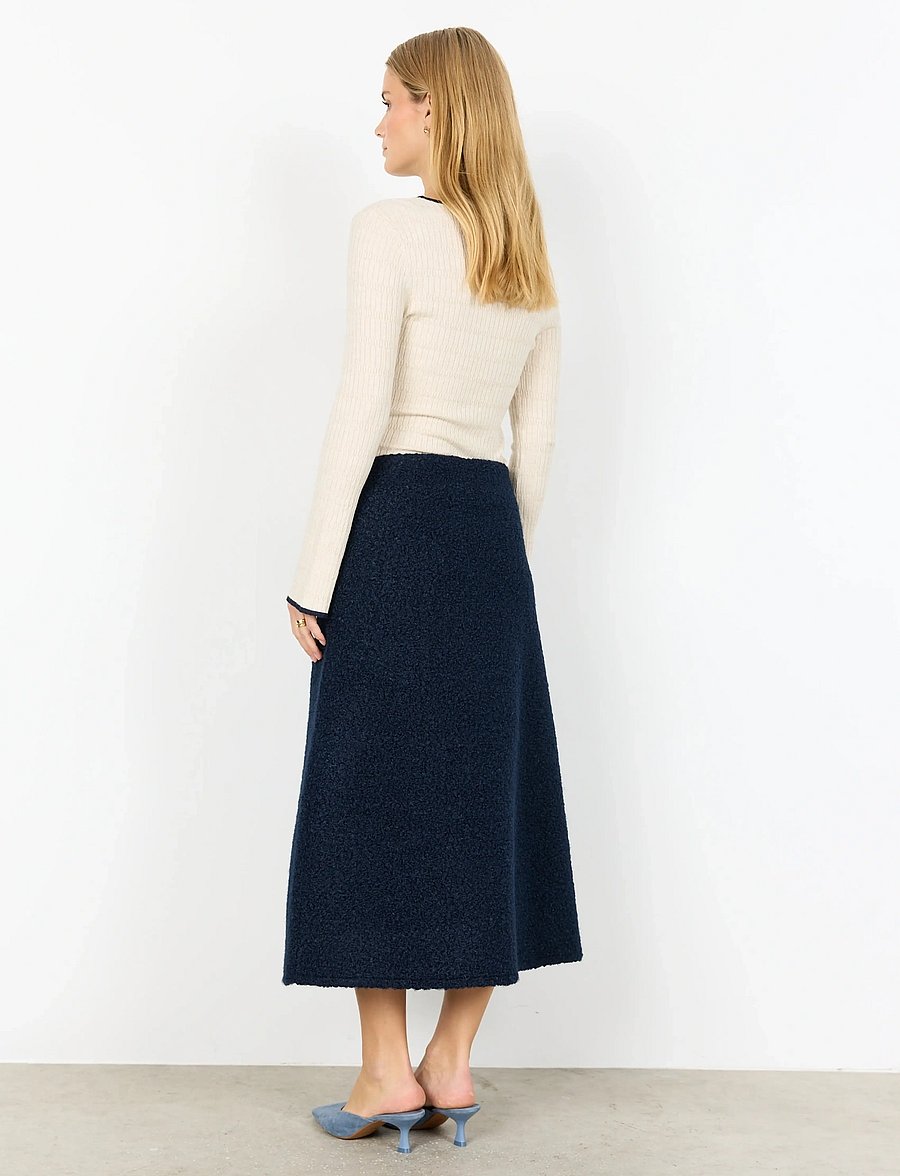 Soyaconcept - SC-SHAIMA - midi nederdele - 6910 navy - 4