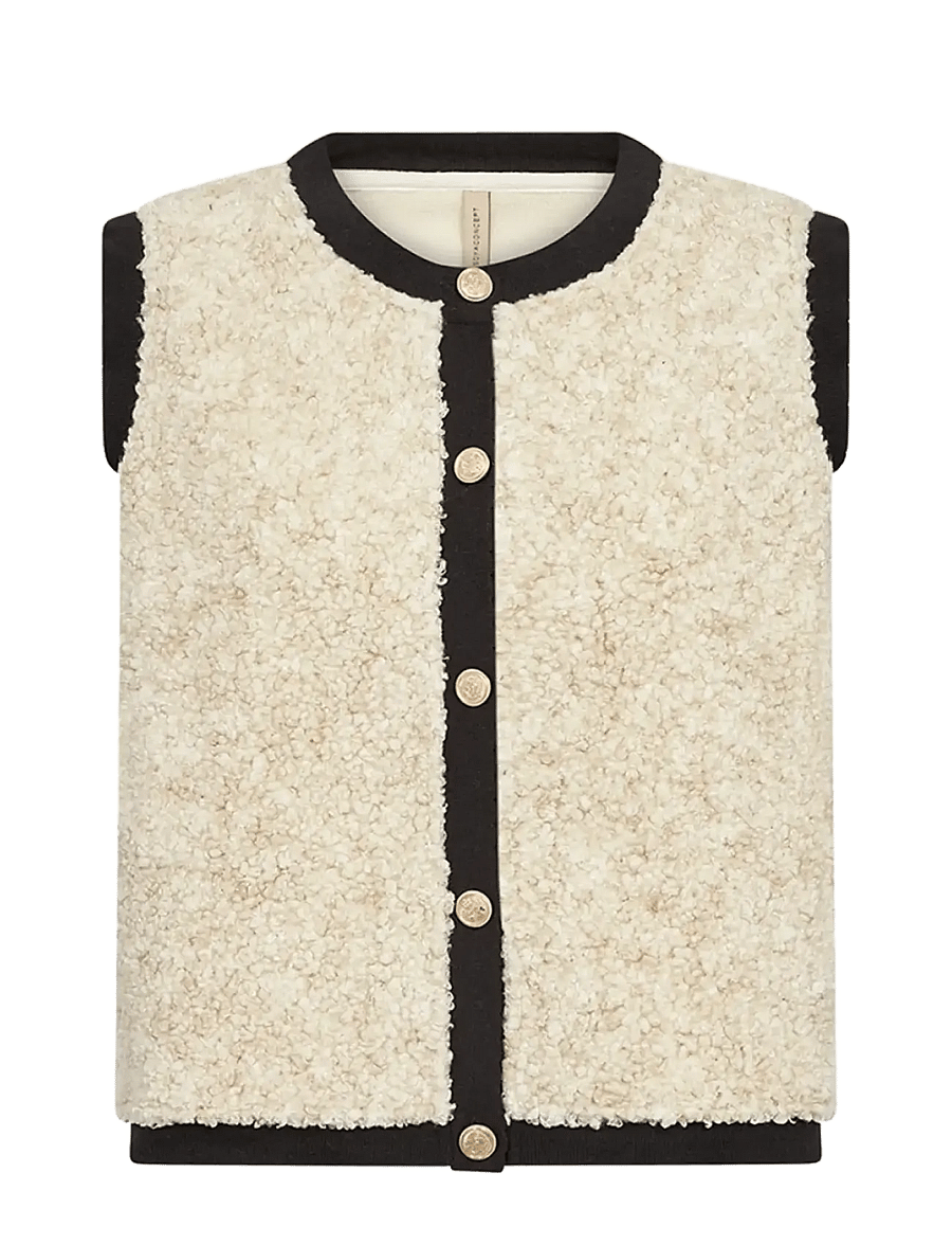 Soyaconcept - SC-BESSIE - fleece- und teddy-westen - 91620 cream melange combi - 0