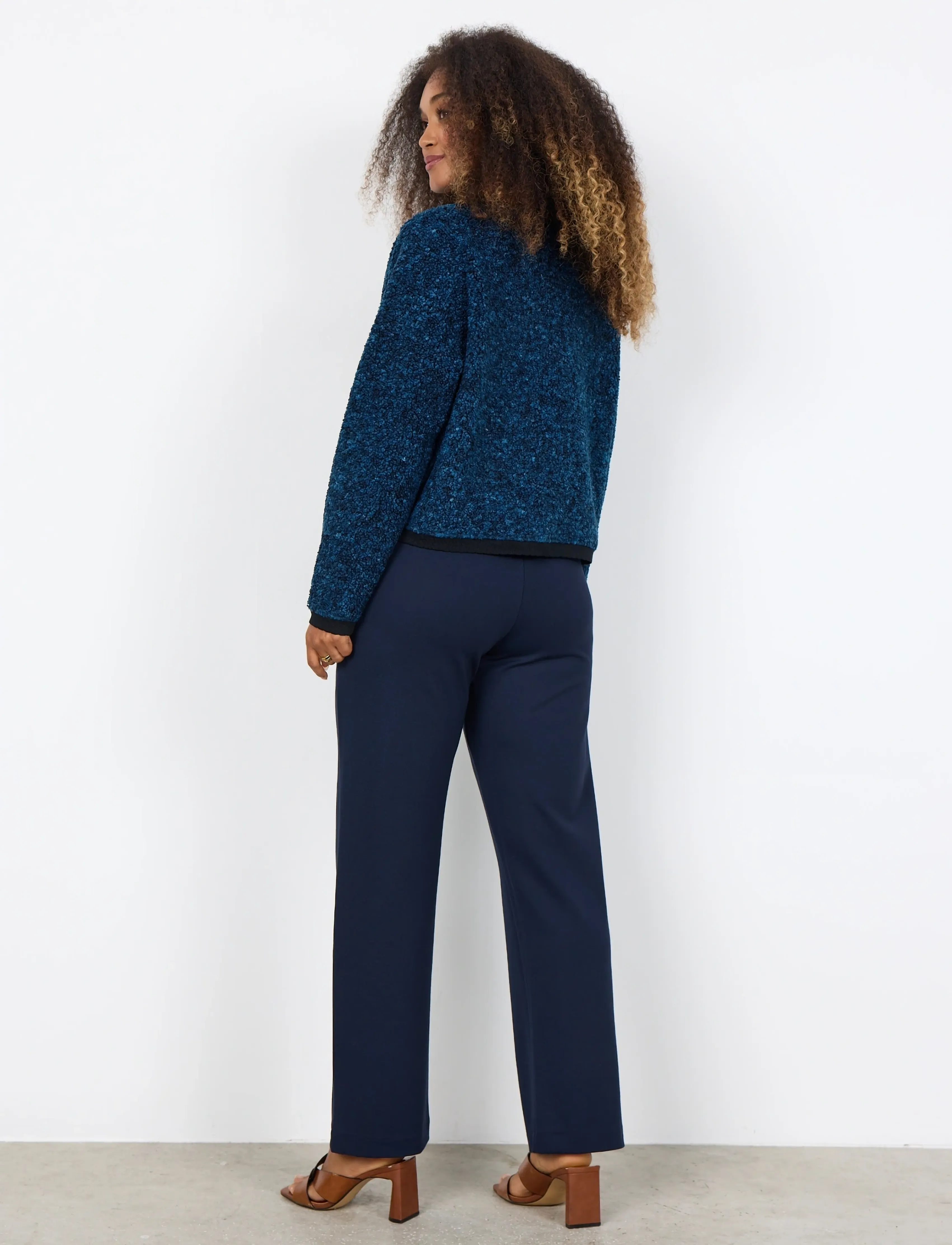 Soyaconcept - SC-BESSIE - spring jackets - 96910 navy melange combi - 4