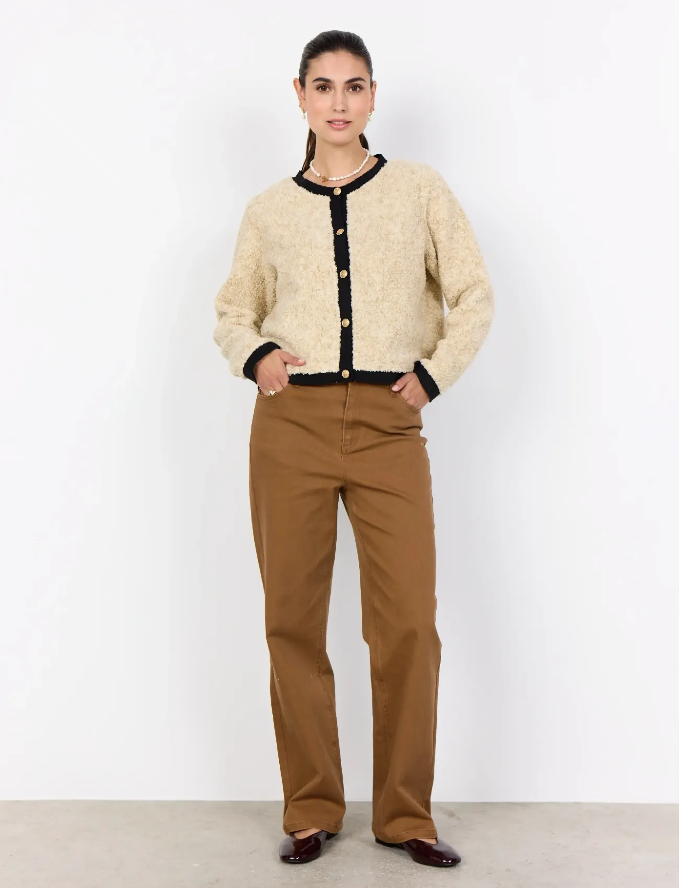 Soyaconcept - SC-BESSIE - bovenkleding - 91620 cream melange combi - 4