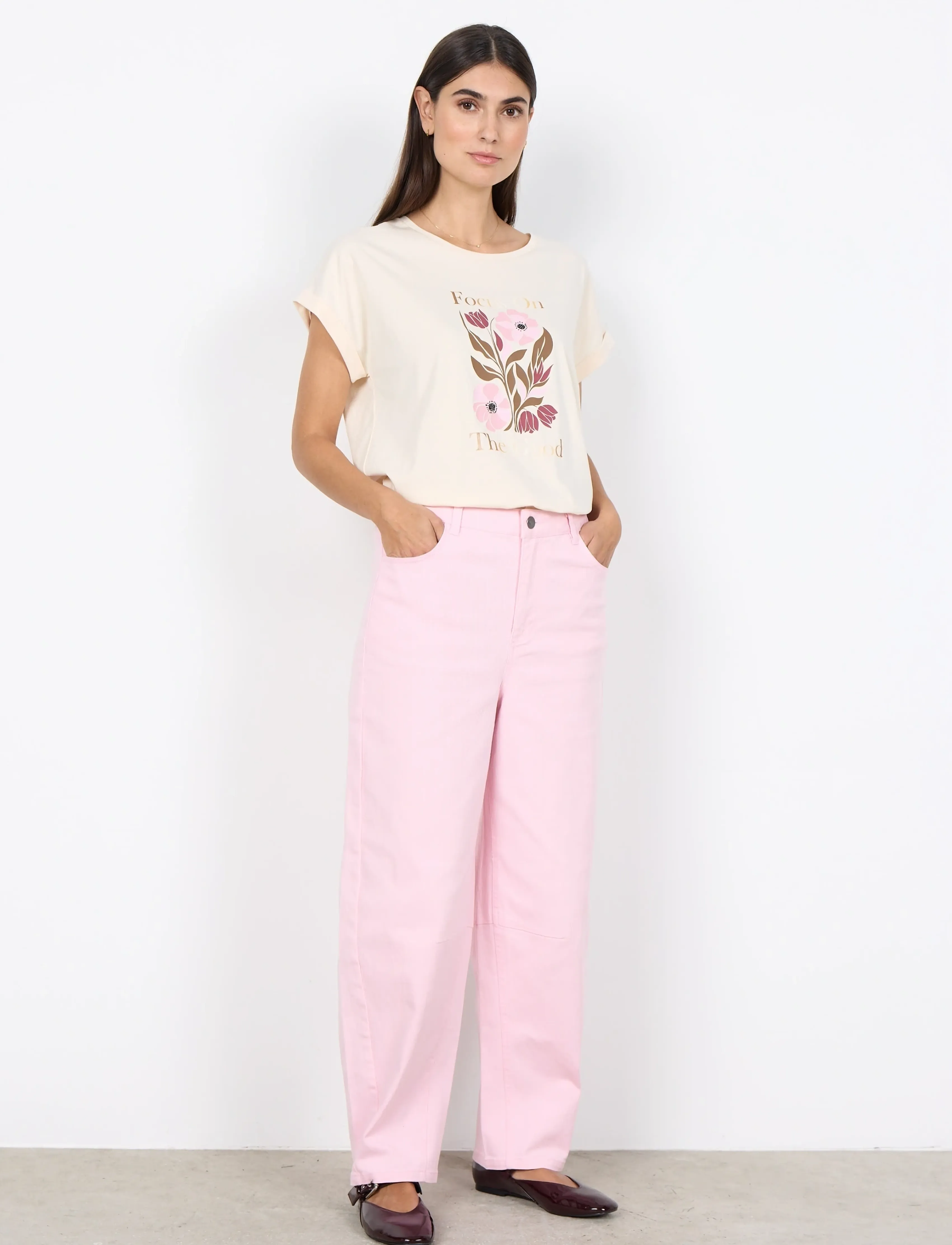 Soyaconcept - SC-RINA FP - t-shirts - 1620 cream - 3